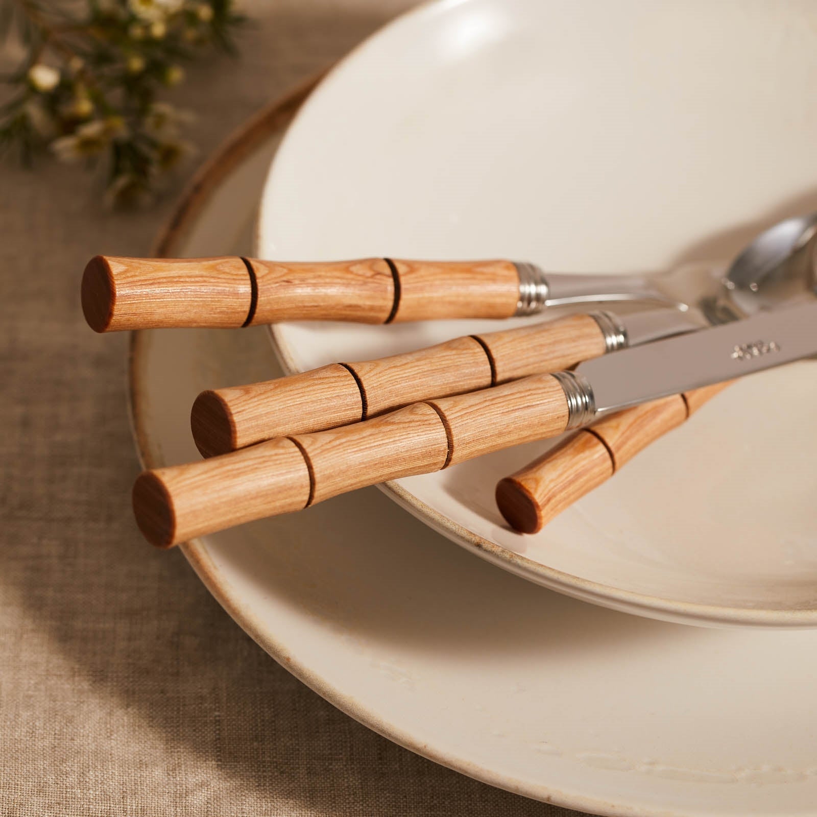 Bamboo, Light press wood - Dinner fork