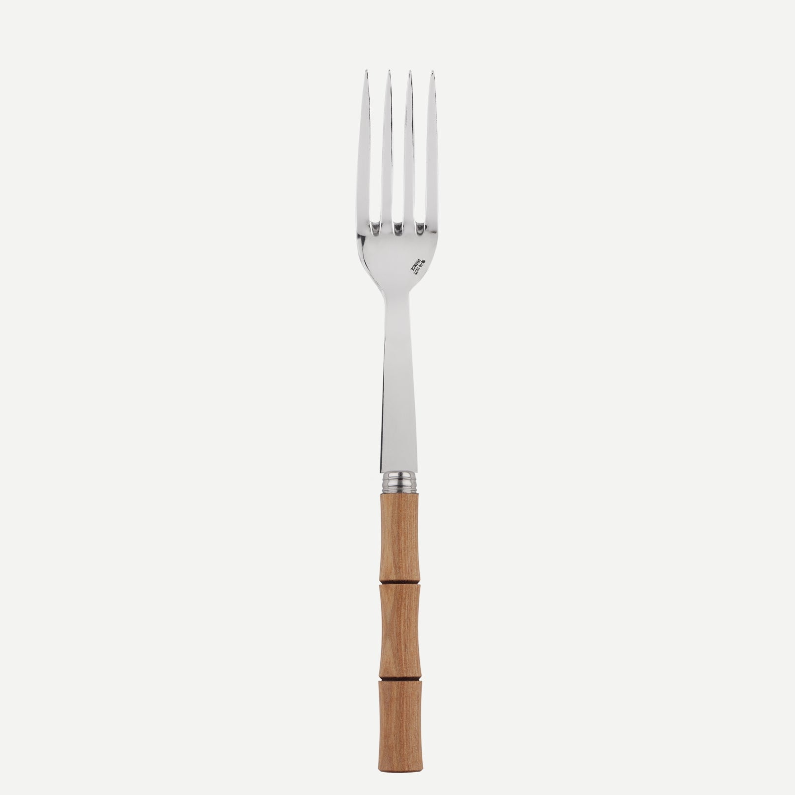 Fourchette de service en bambou et bois léger pressé