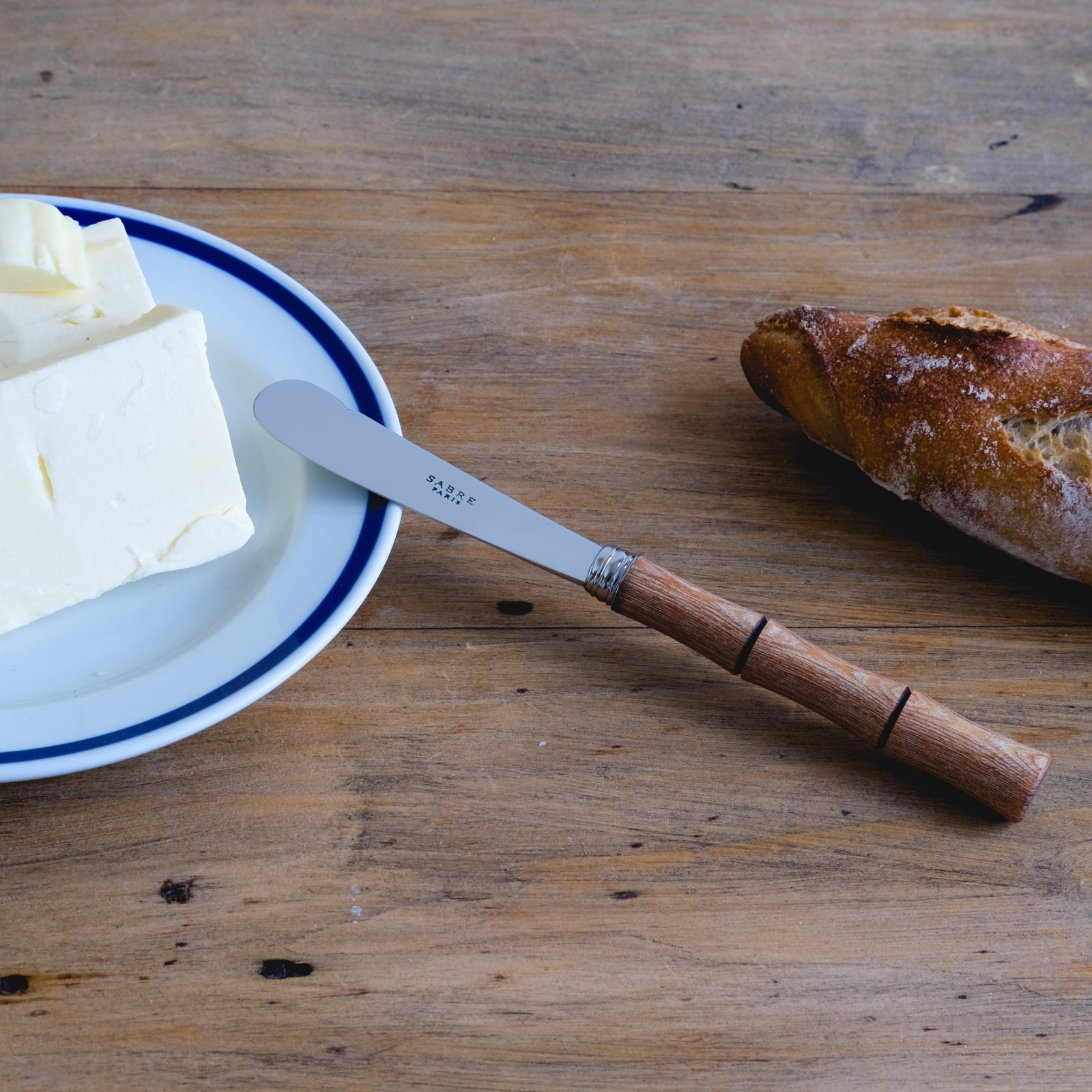 Bamboo, Light press wood - Butter knife