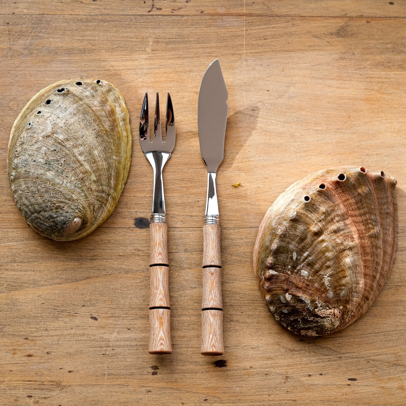 Bamboo, Light press wood - Fish set