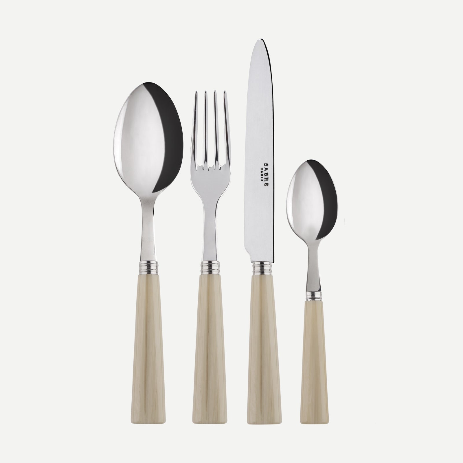 Nature, Faux Horn - 24 pieces cutlery set