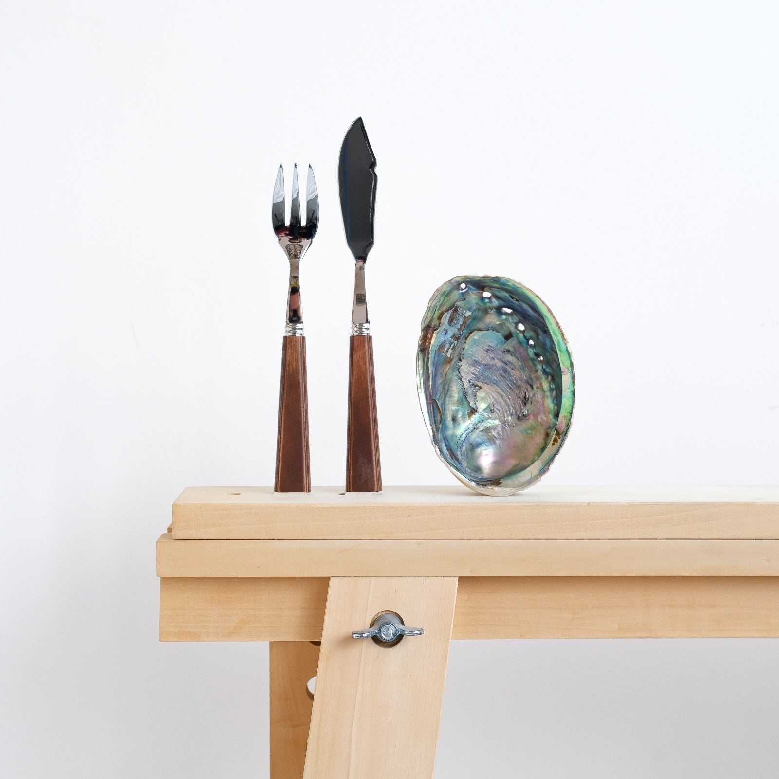 Nature, bois pressé léger - Ensemble de poissons