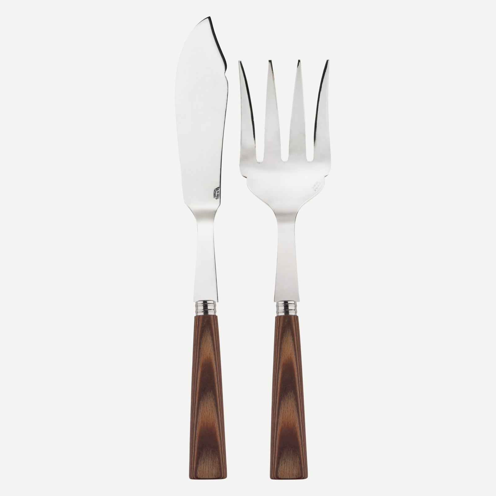 Nature, Light press wood - Fish serving set