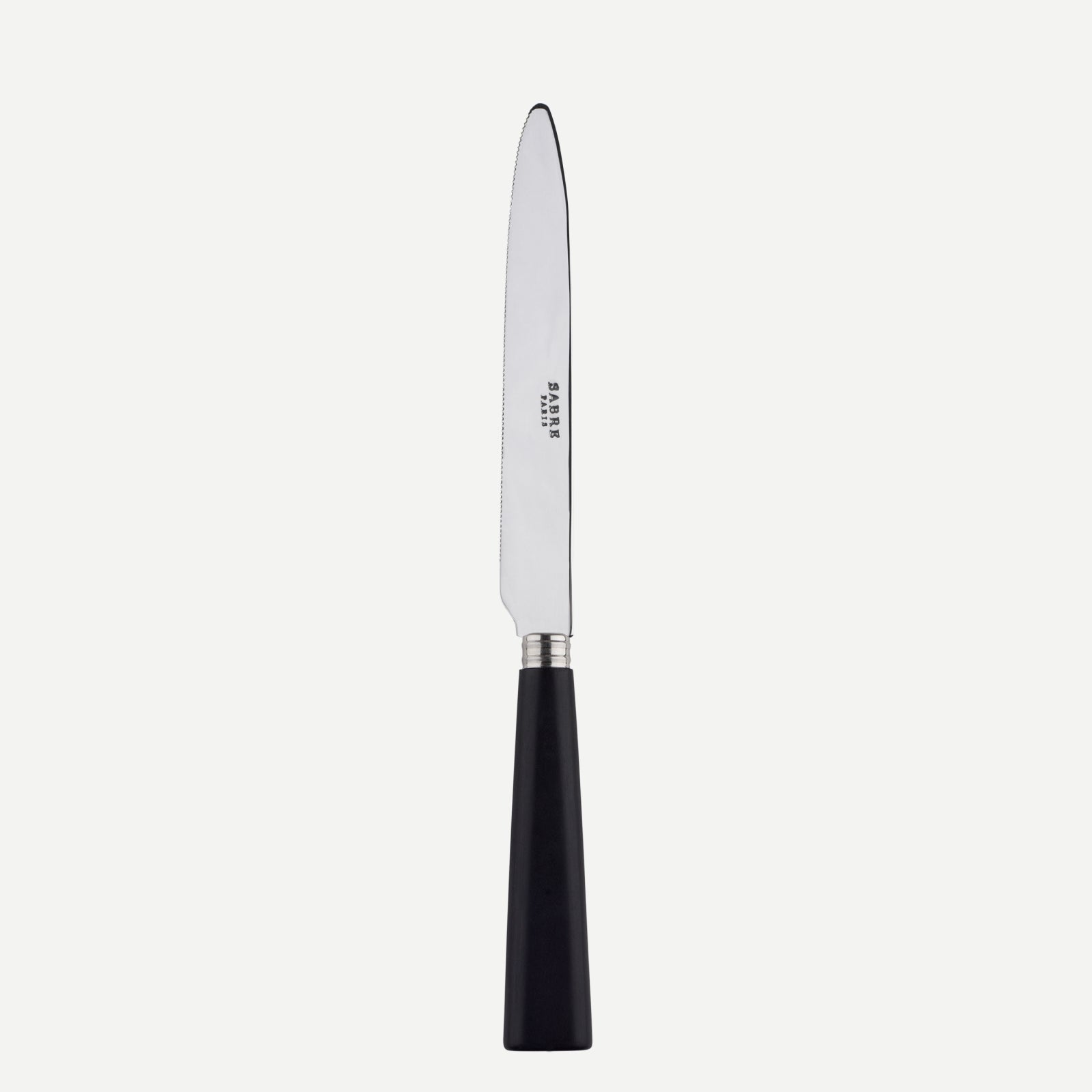 Nature, Black press wood - Serrated dinner knife blade
