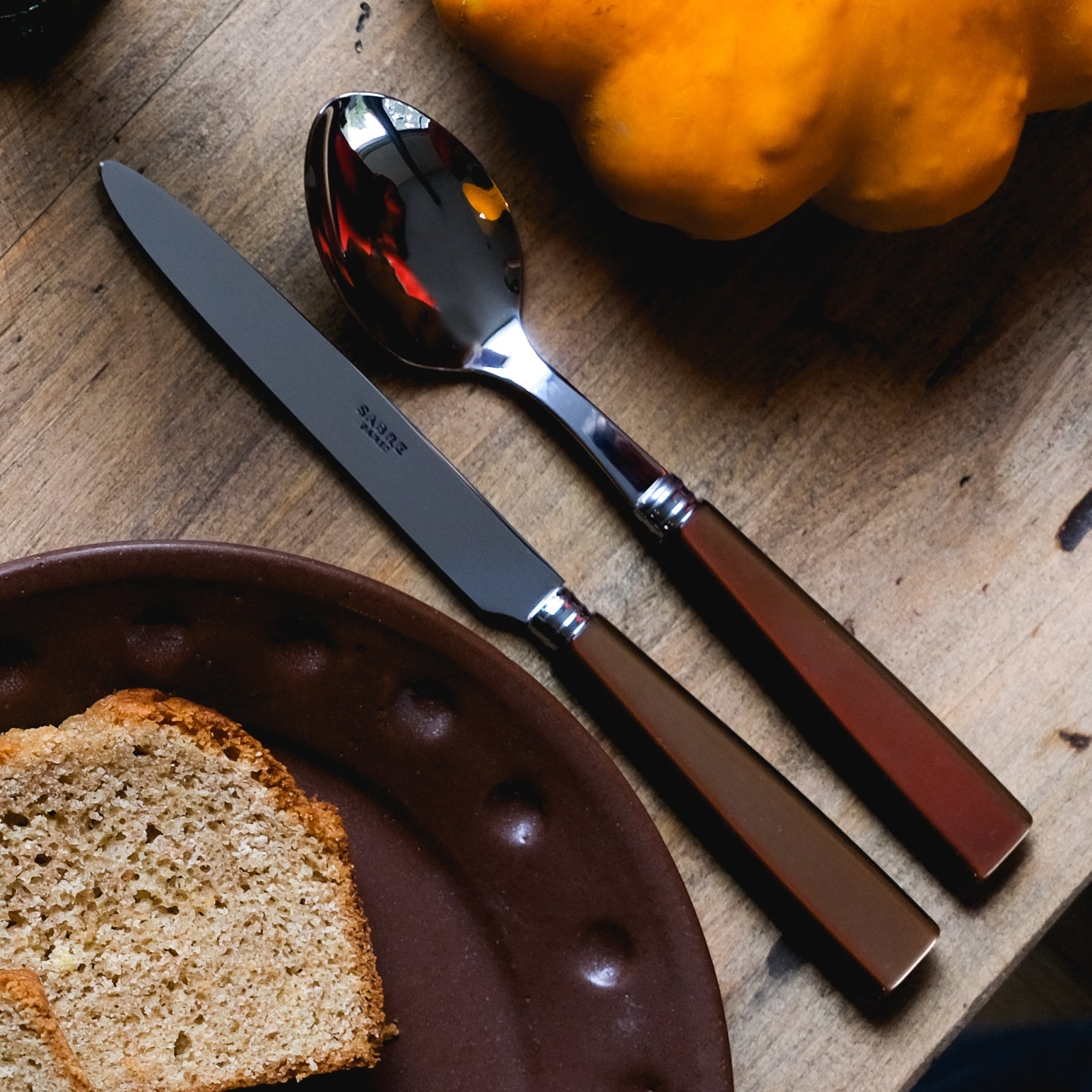 Icône, Brown - Soup spoon