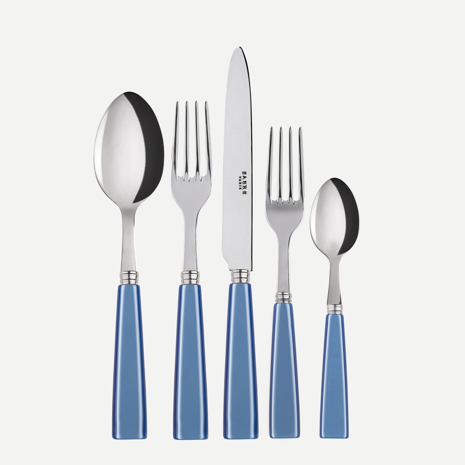 Icône, Light blue - 5 pieces cutlery set