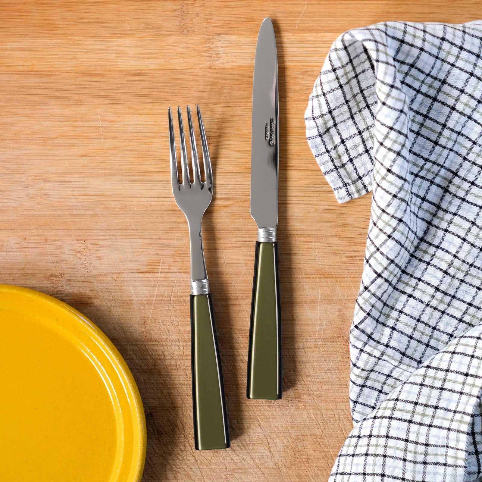 Icône, Olive - 5 pieces cutlery set