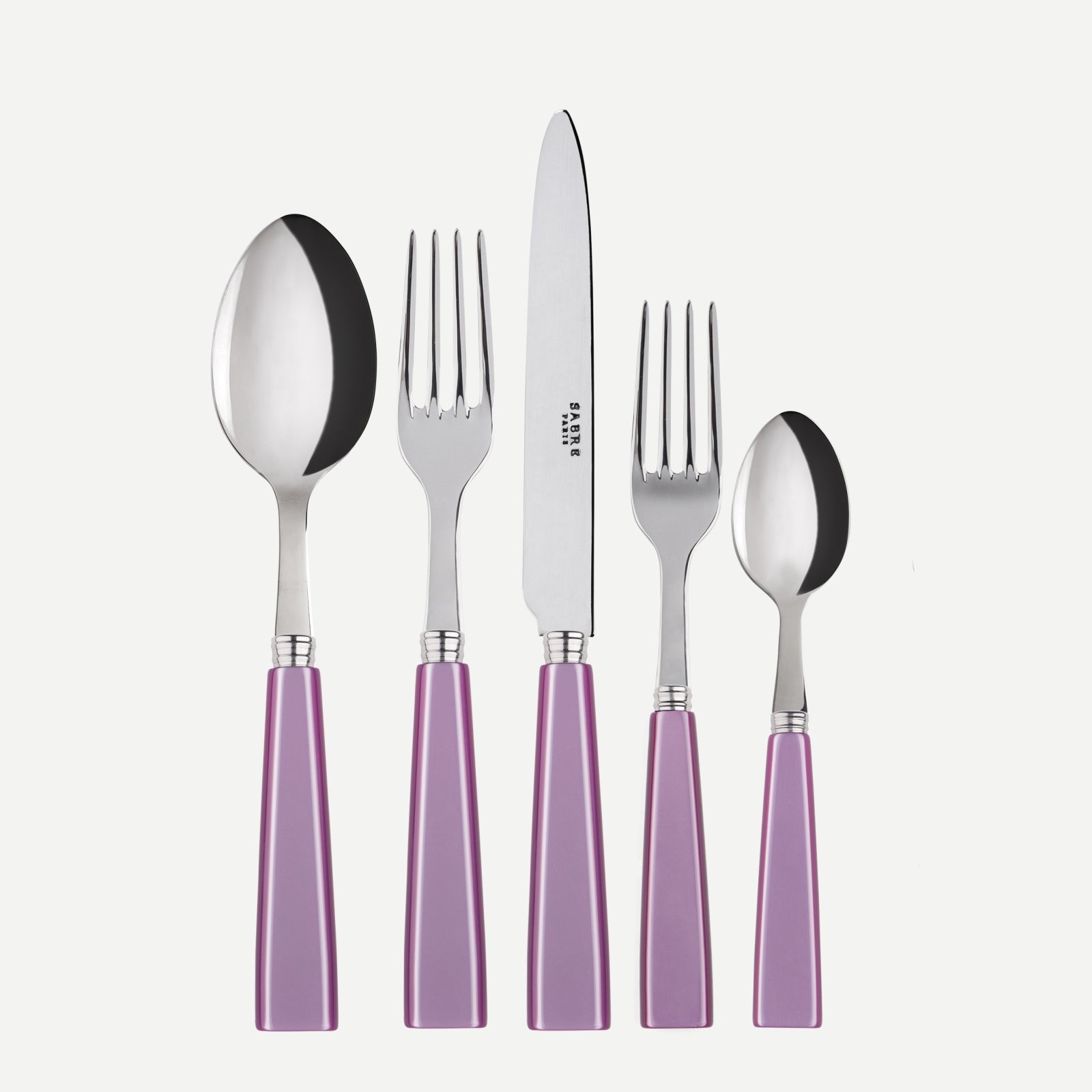 Icône, Lilac - 5 pieces cutlery set