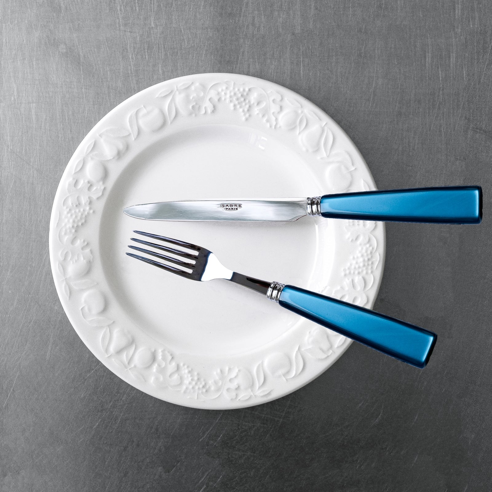Icône, Turquoise - 5 pieces cutlery set