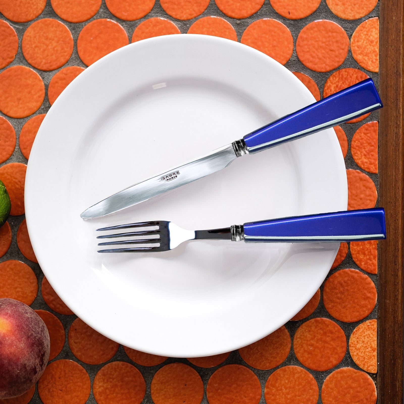 Icône, Lapis blue - 5 pieces cutlery set