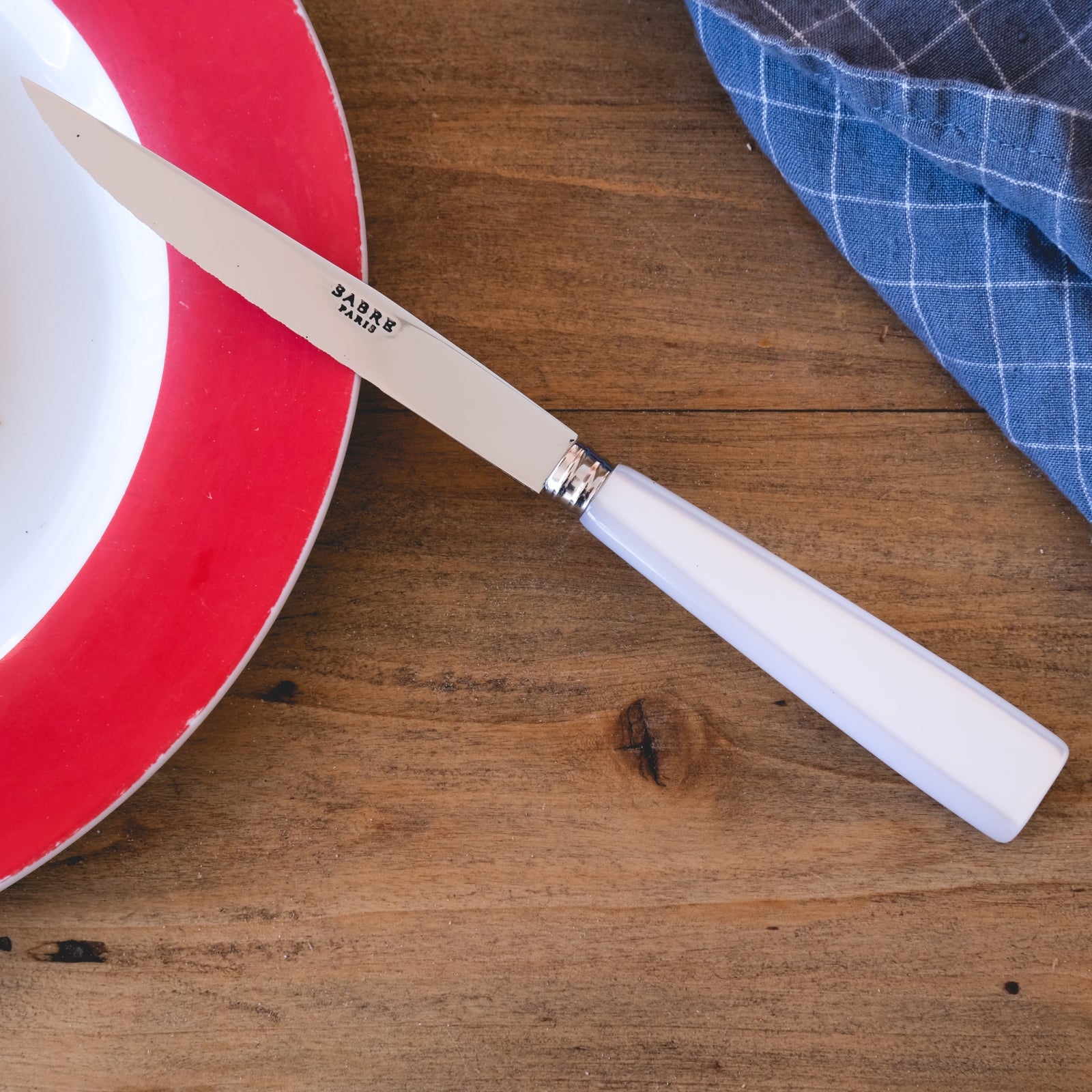 Icône, White - Steak knife