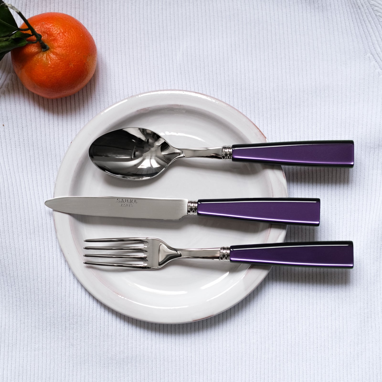 Icône, Purple - Dessert knife