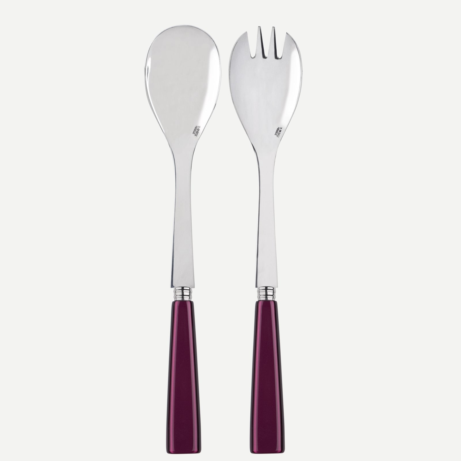 Icône, Aubergine - Ensemble de couverts à salade