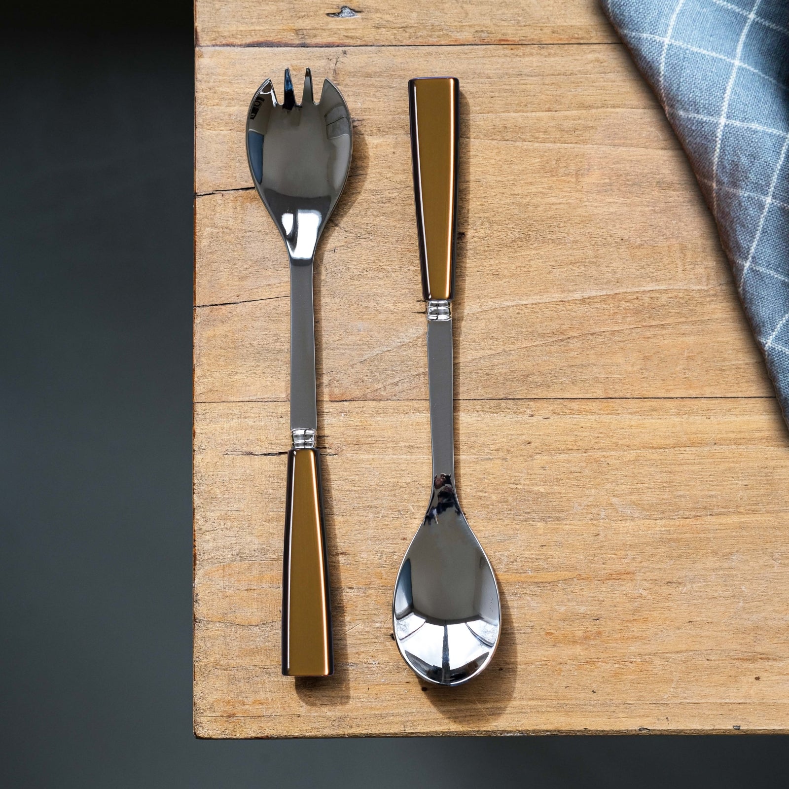 Icône, Caramel - Salad cutlery set
