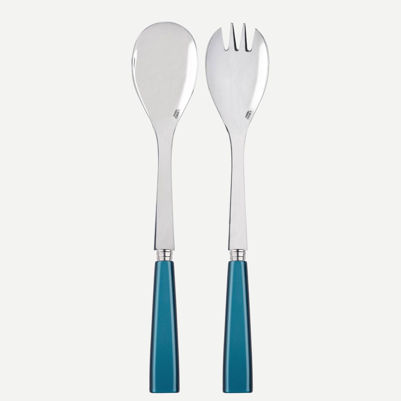Icône, Turquoise - Salad cutlery set