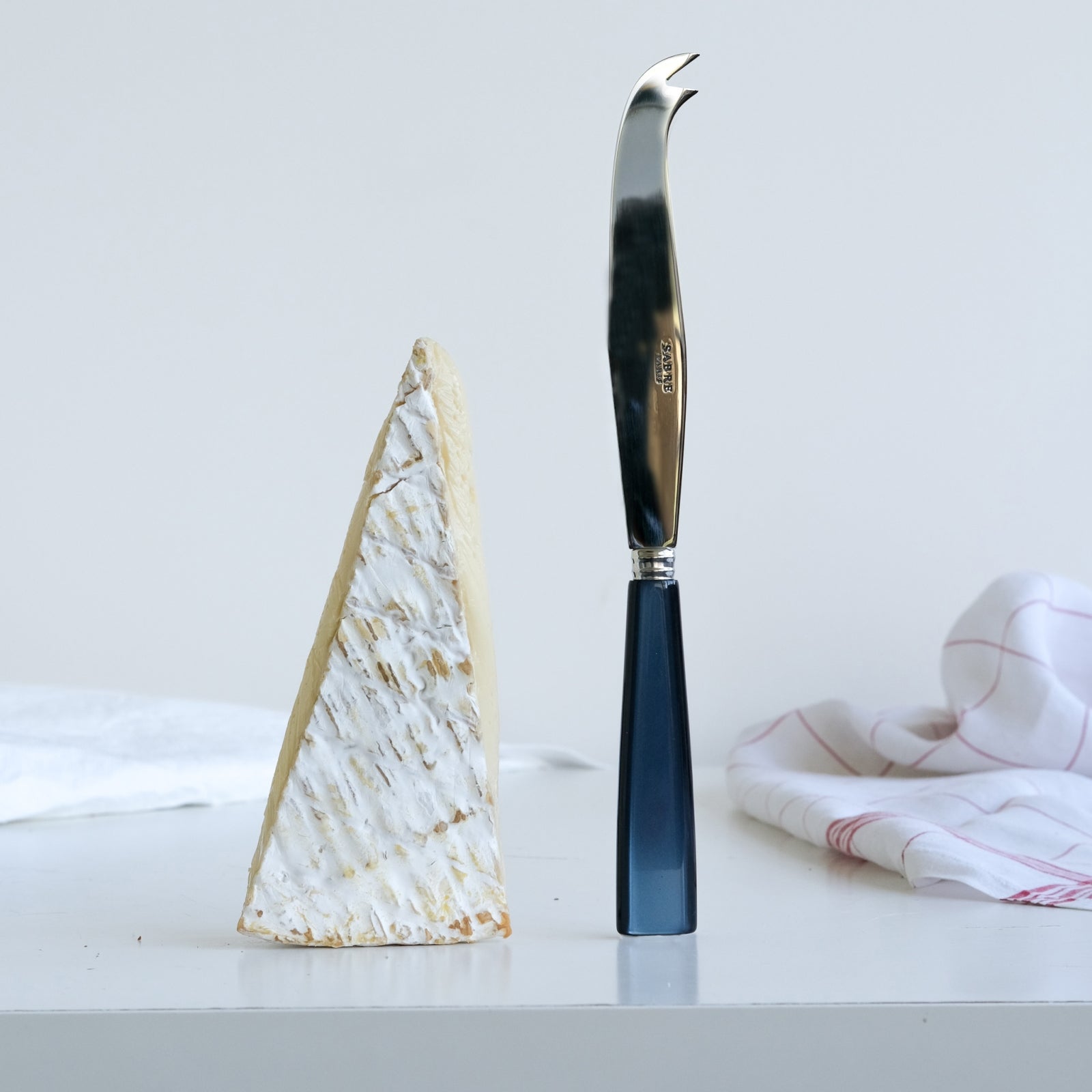 Icône, Bleu acier - Grand couteau à fromage