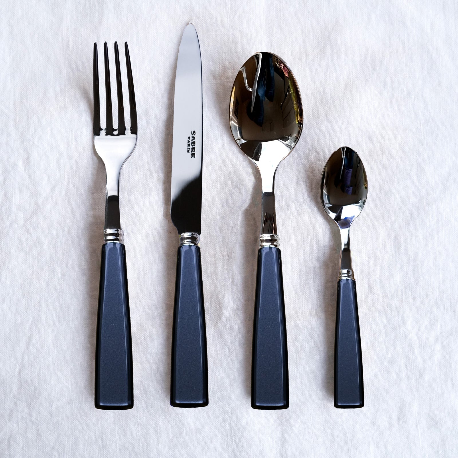 Icône, Steel blue - 24 pieces cutlery set