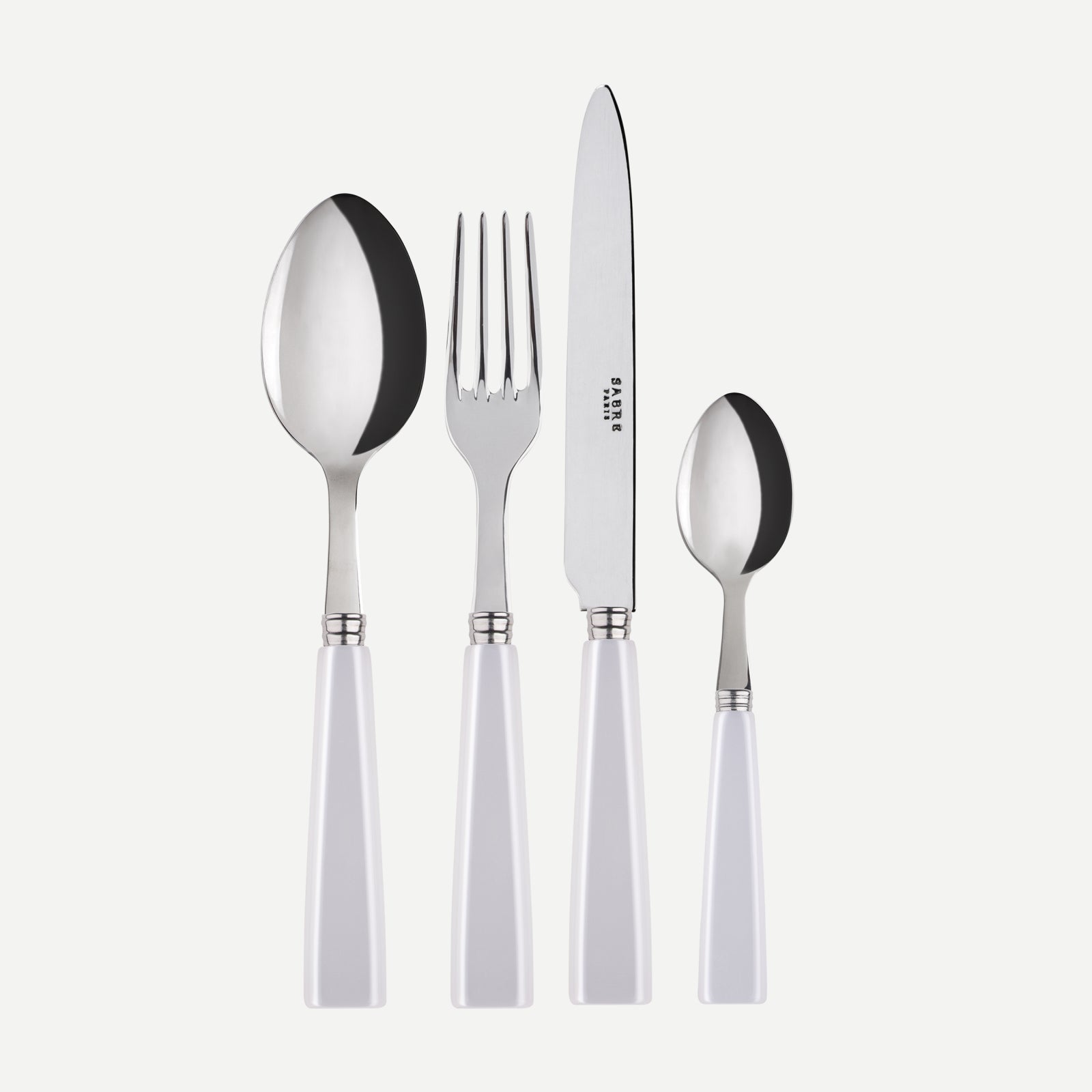 Icône, White - 4 pieces cutlery set
