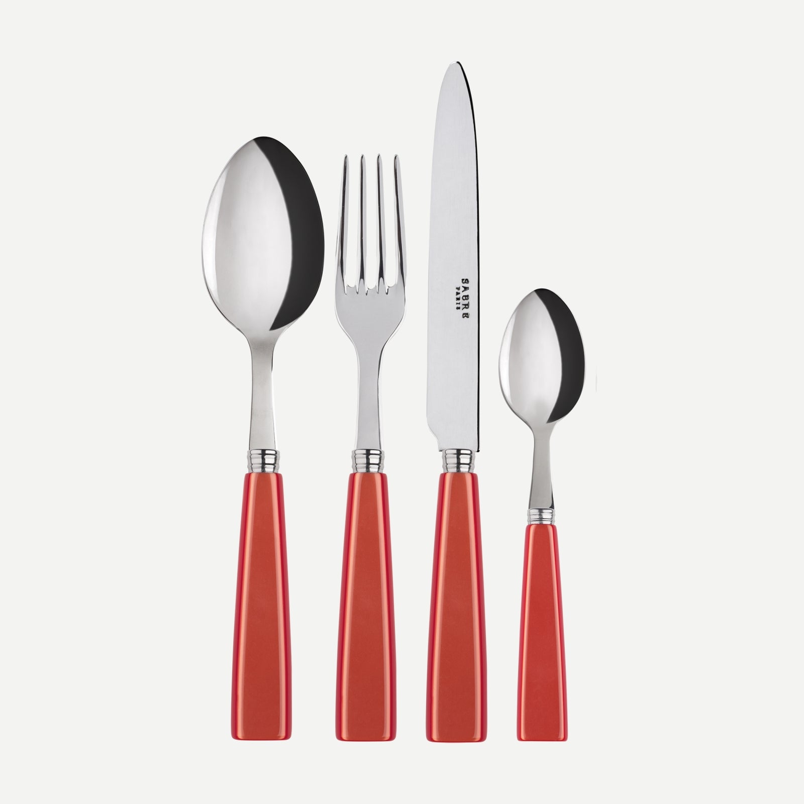 Icône, Orange - 4 pieces cutlery set