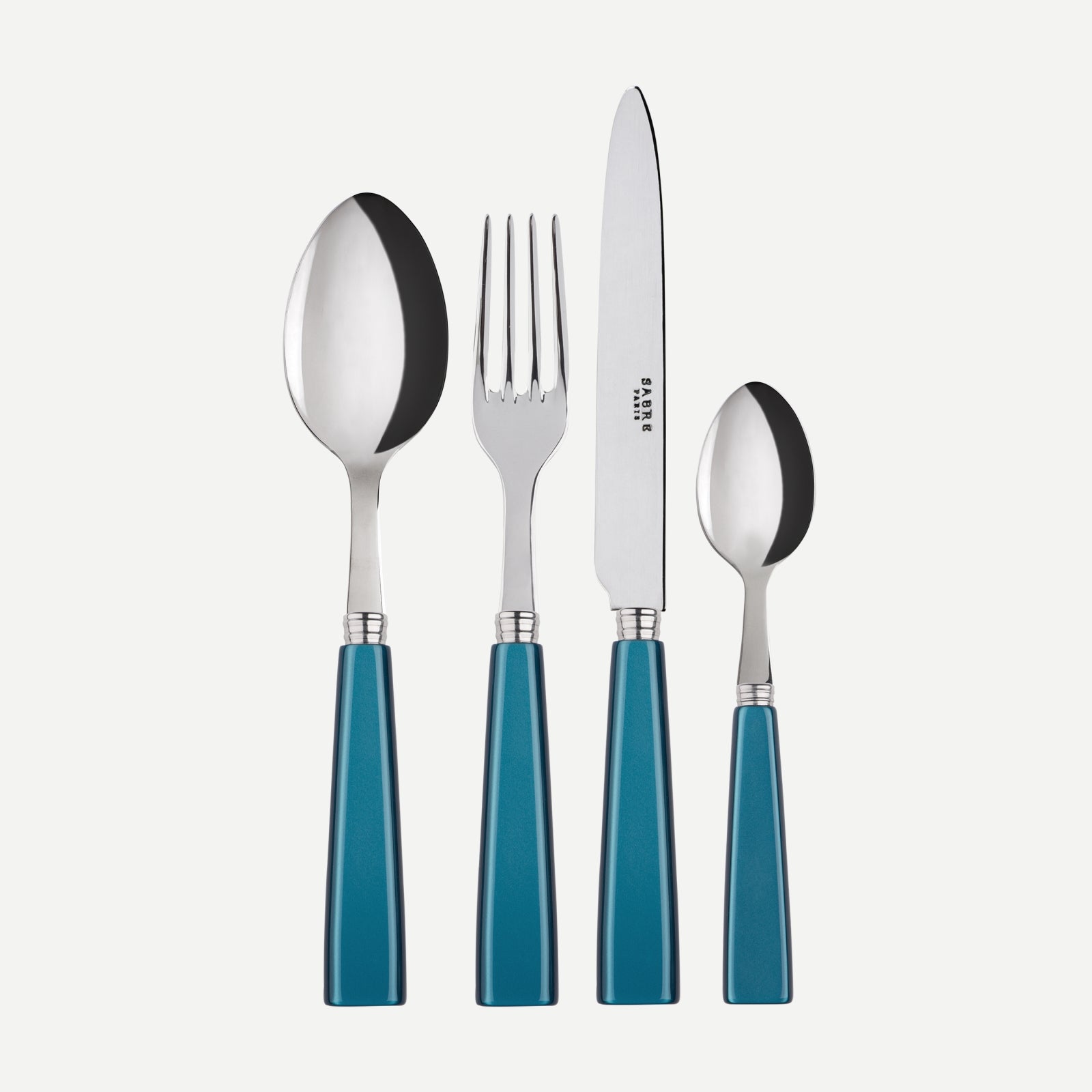 Icône, Turquoise - 4 pieces cutlery set