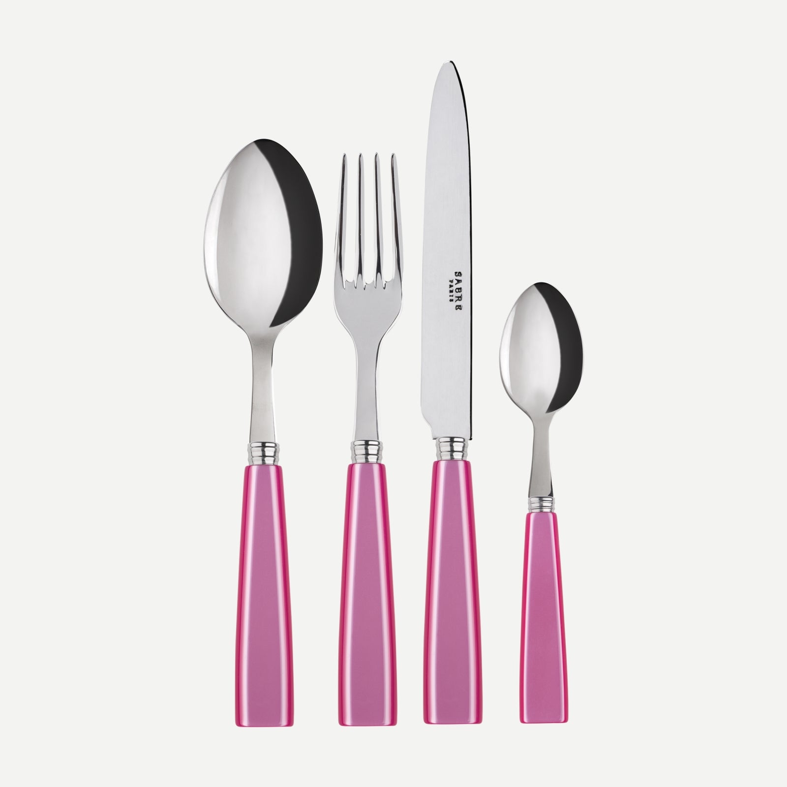 Icône, Pink - 4 pieces cutlery set