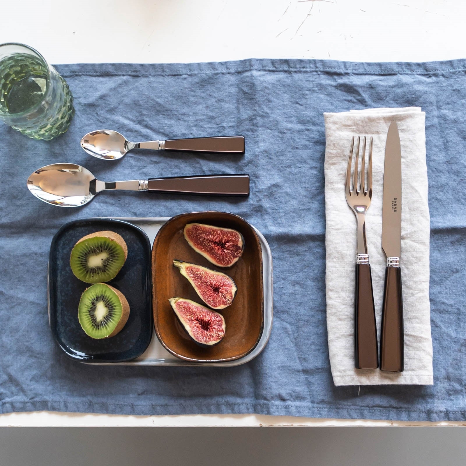 Icône, Brown - 20 pieces cutlery set