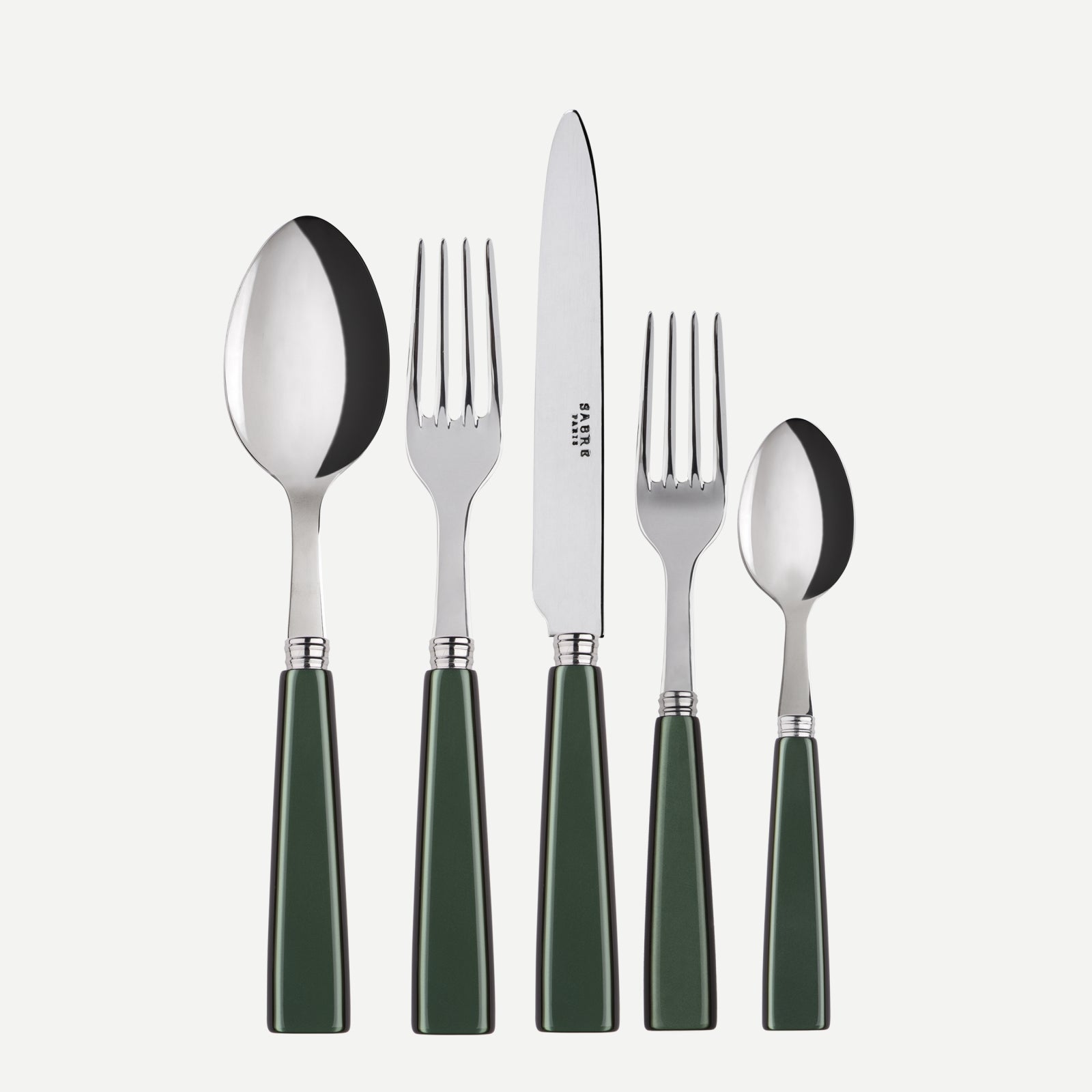 Icône, Dark green - 20 pieces cutlery set