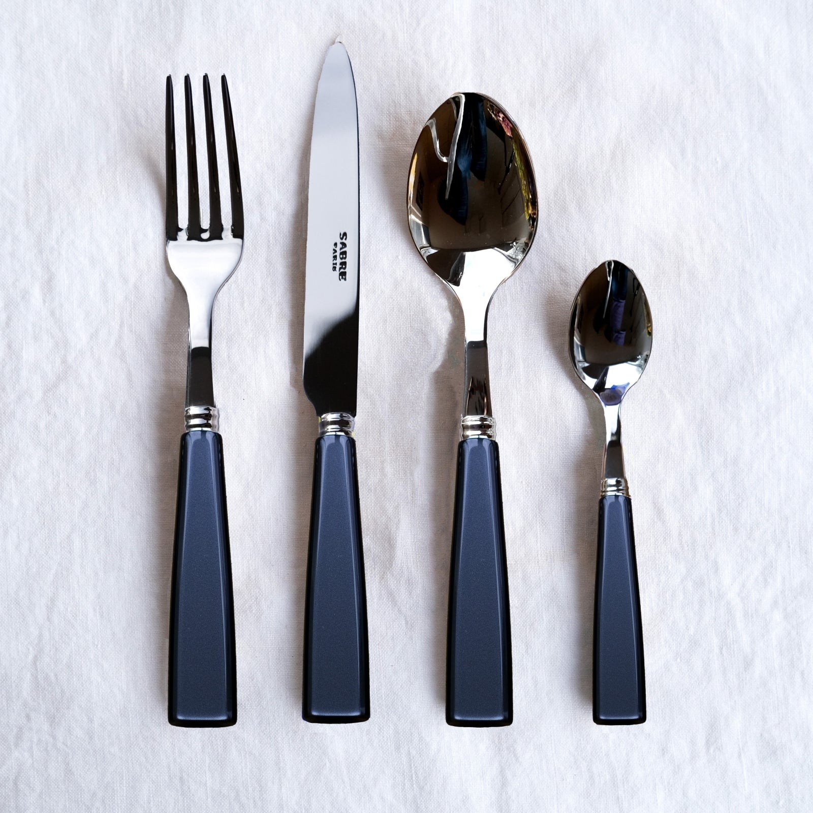 Icône, Steel blue - 20 pieces cutlery set