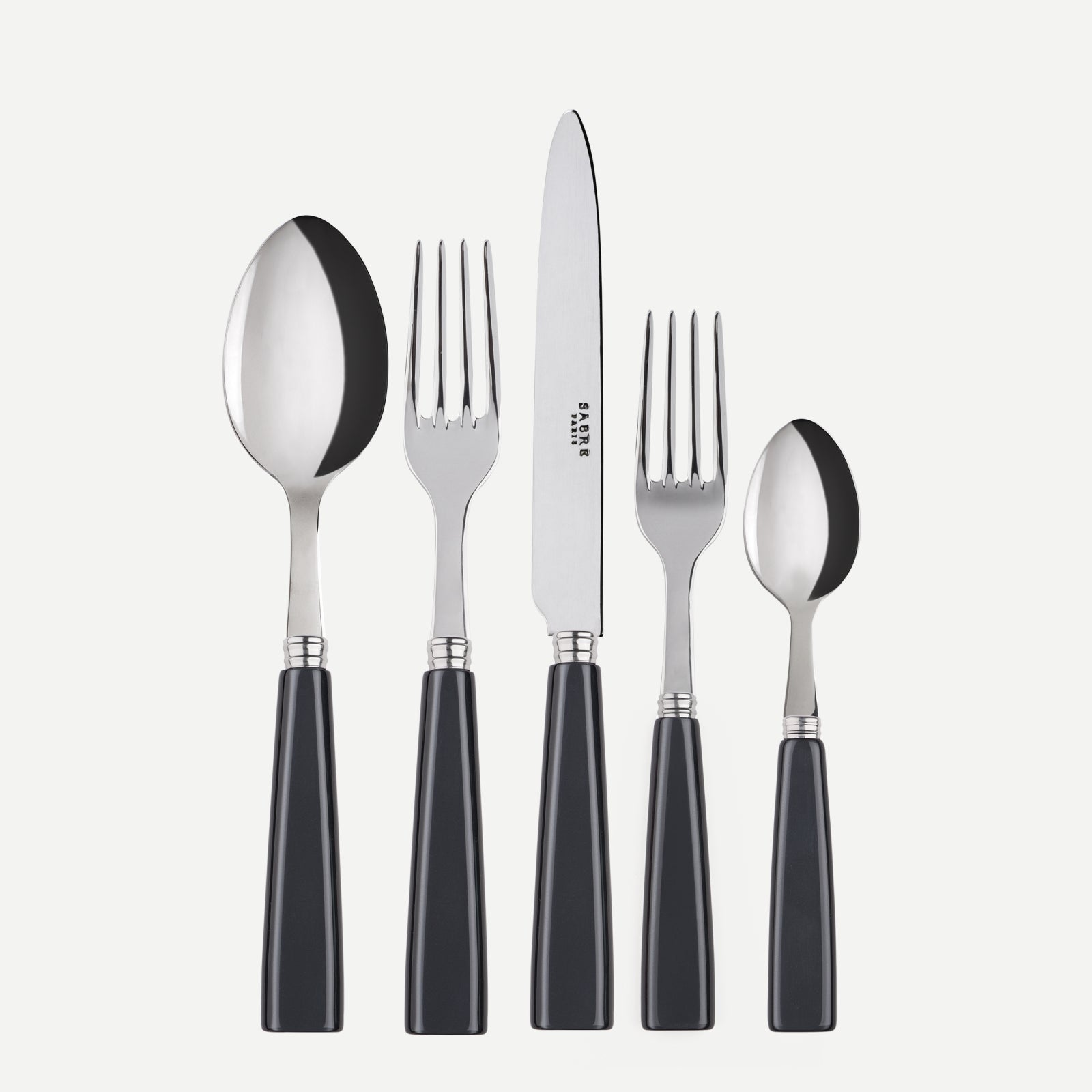 Icône, Dark grey - 20 pieces cutlery set