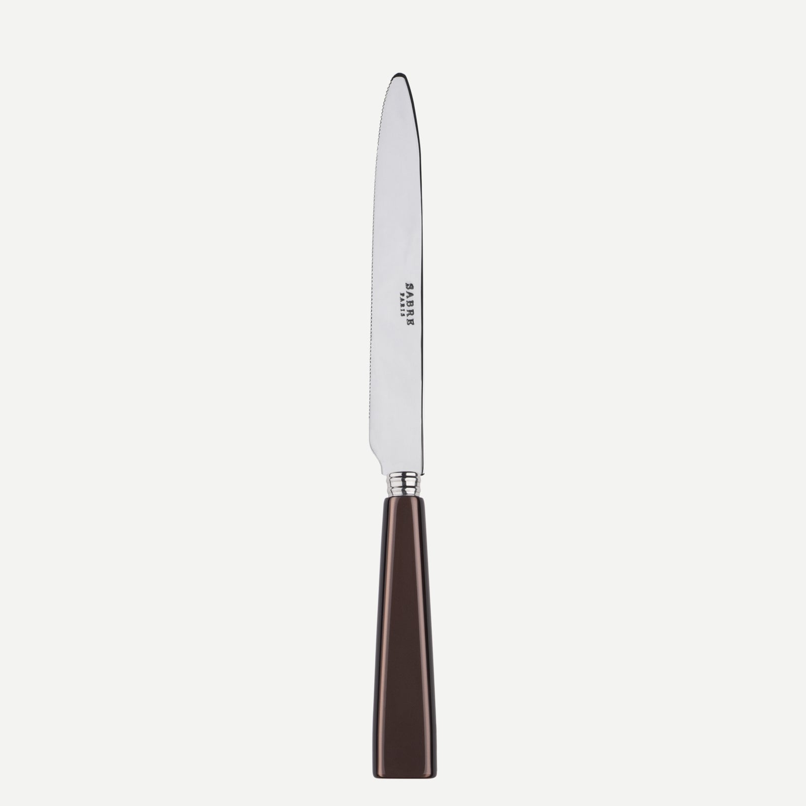 Icône, Brown - Serrated dinner knife blade