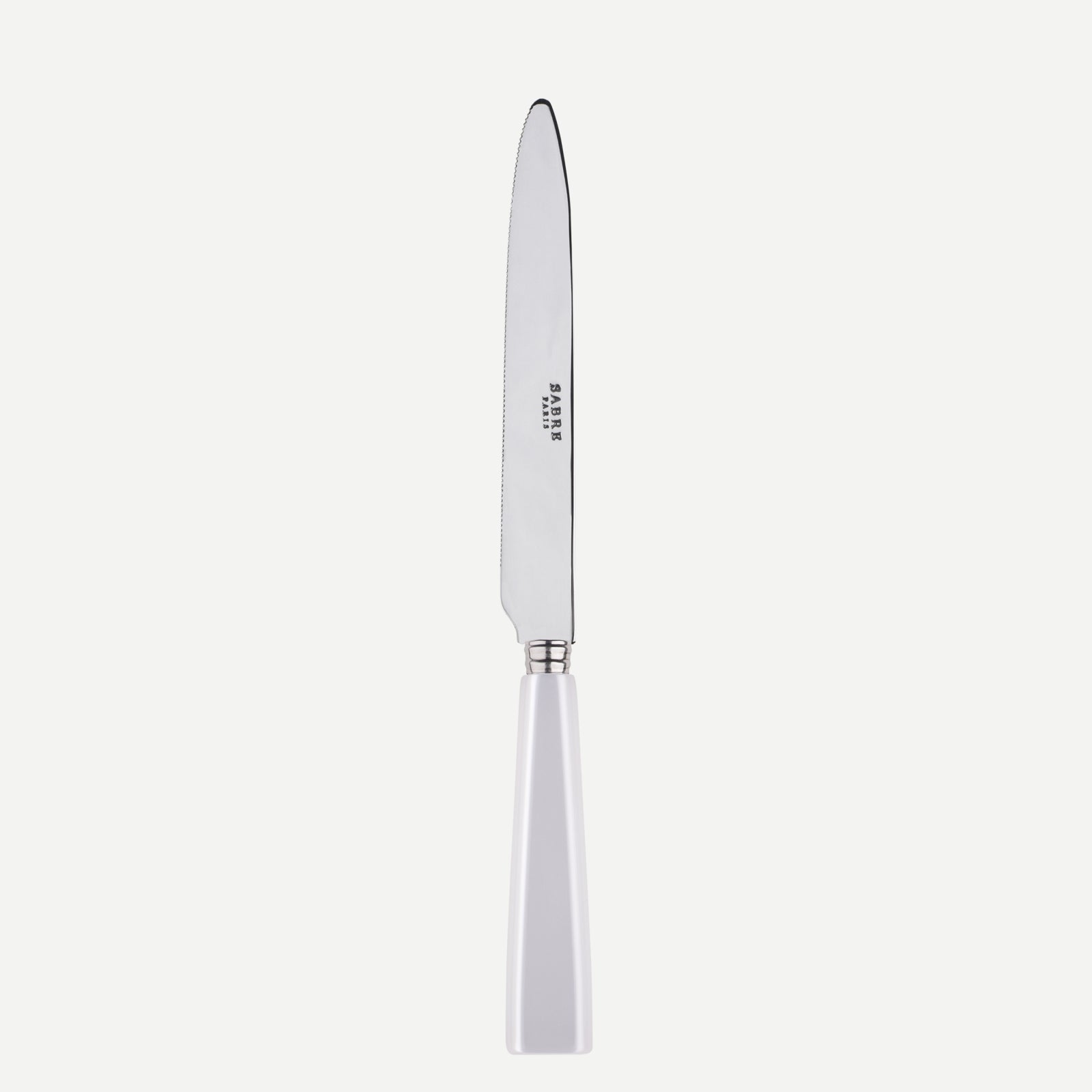 Icône, White - Serrated dinner knife blade