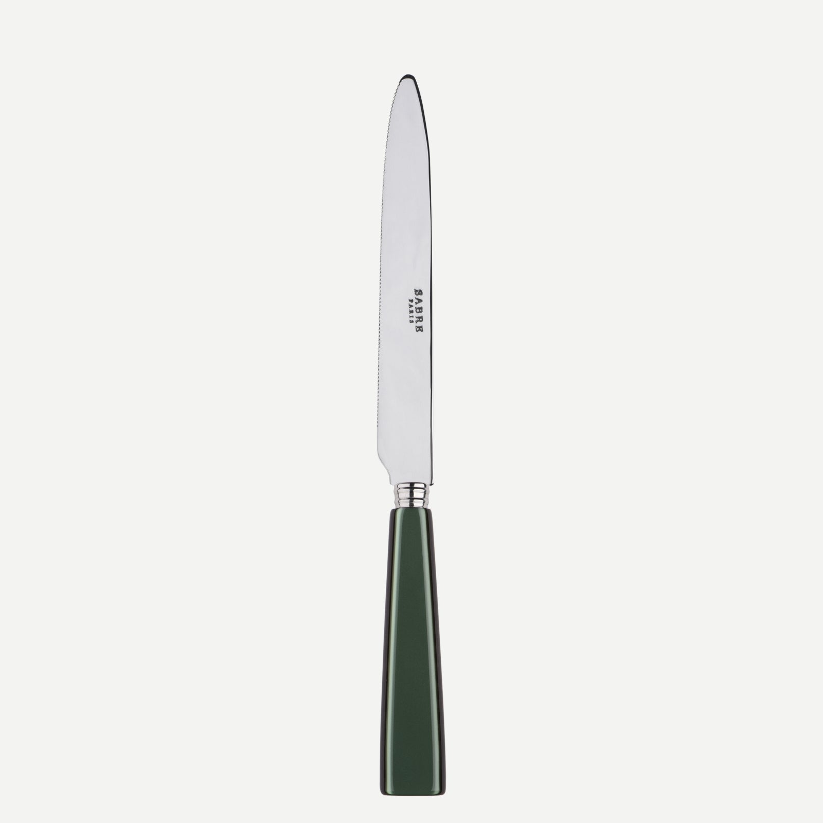 Icône, Dark green - Serrated dinner knife blade