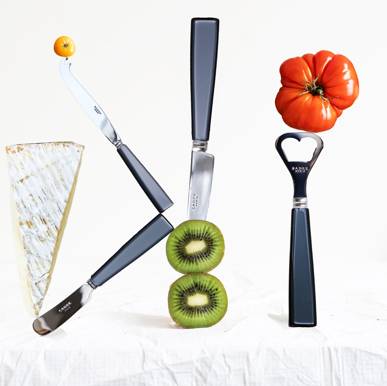 Icône, Dark grey - Cheese knife small