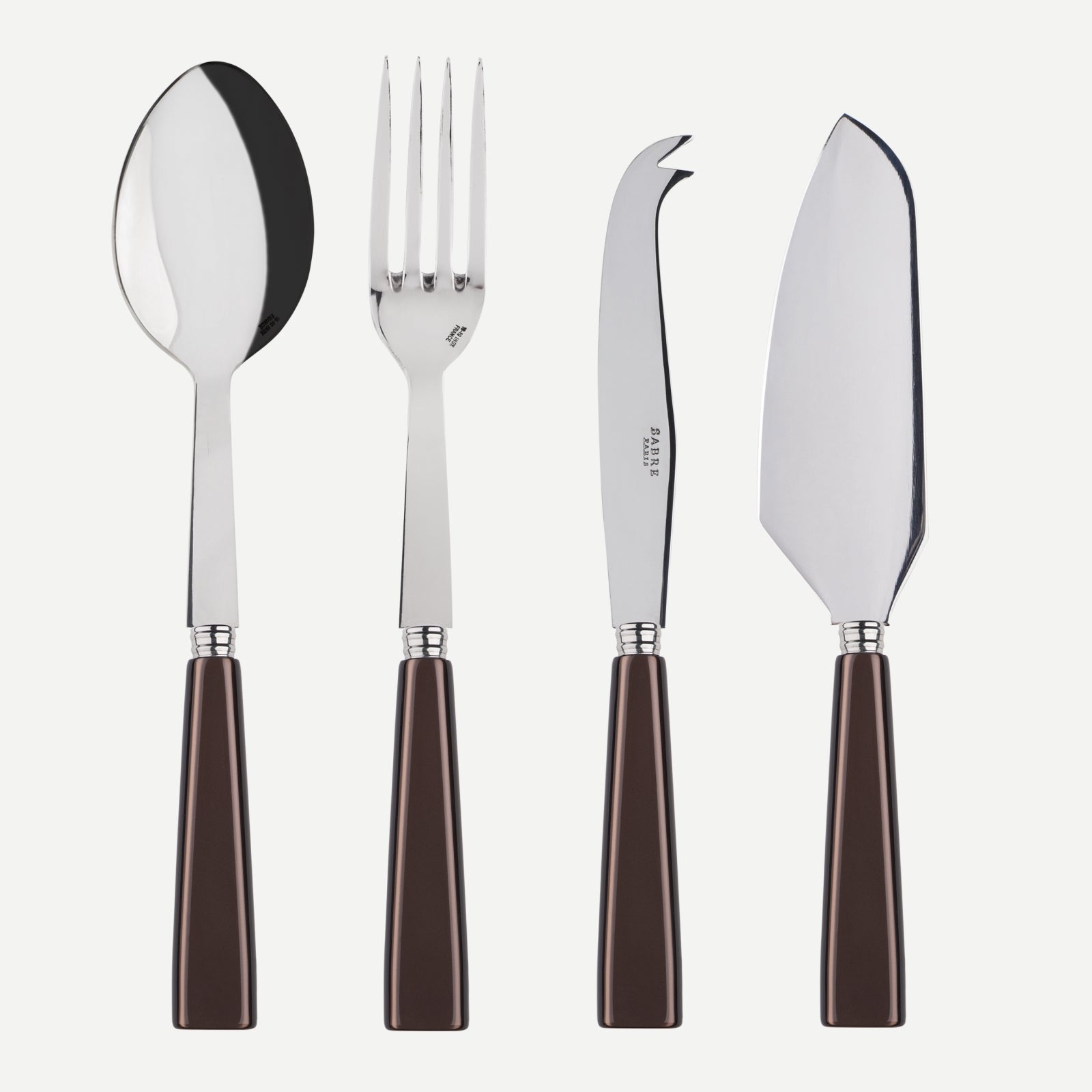 Icône, Brown - Set of 4 must-have serving pieces