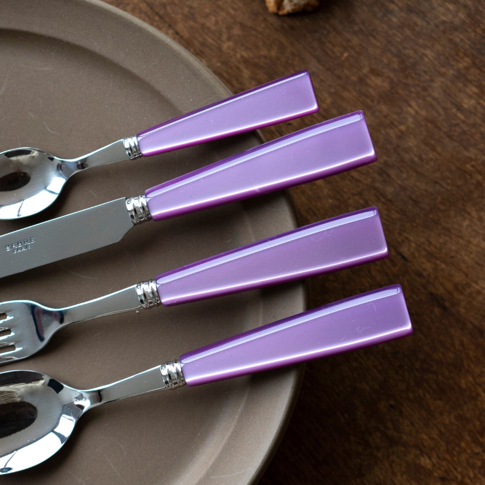 Icône, Lilac - 48 pieces cutlery set