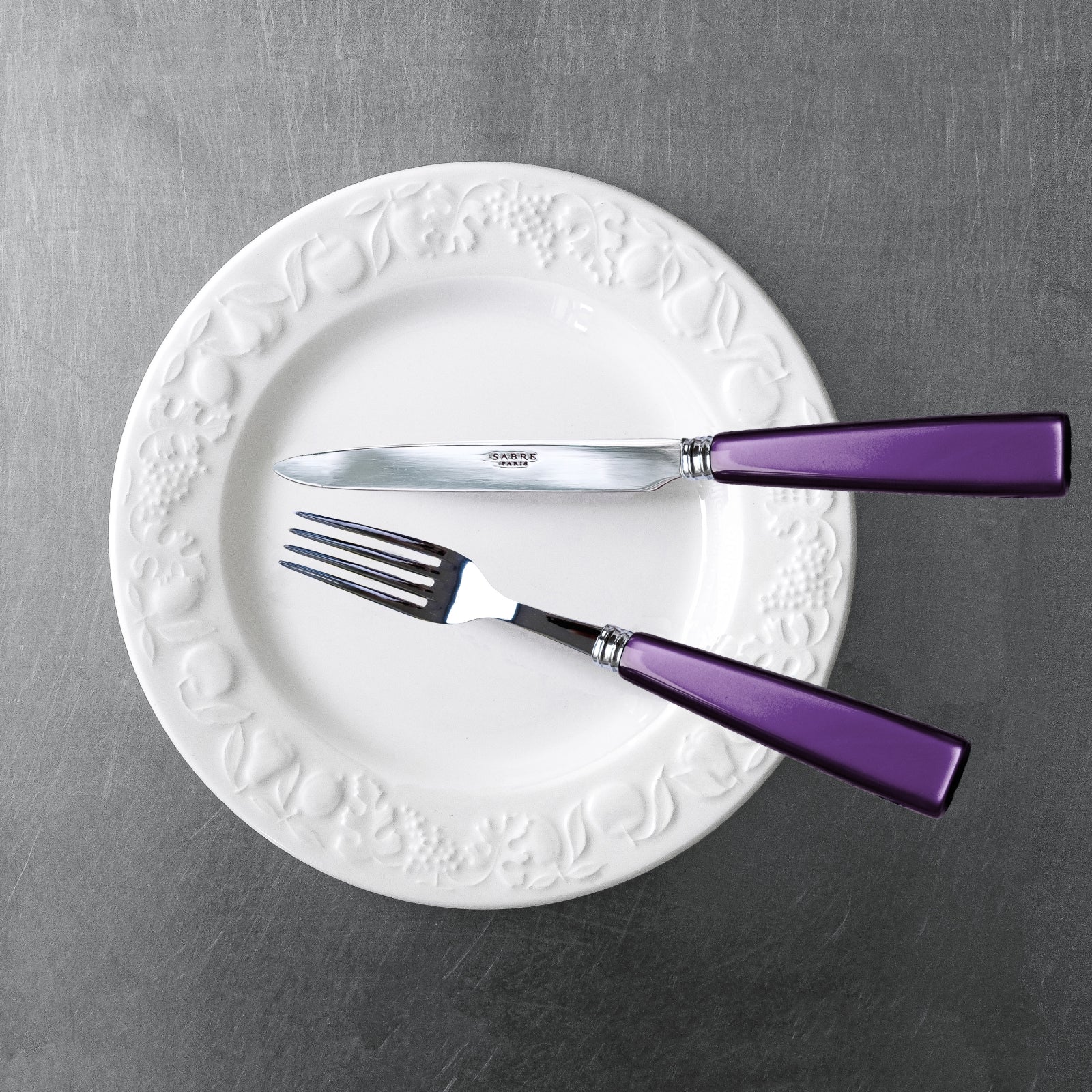Icône, Purple - 48 pieces cutlery set