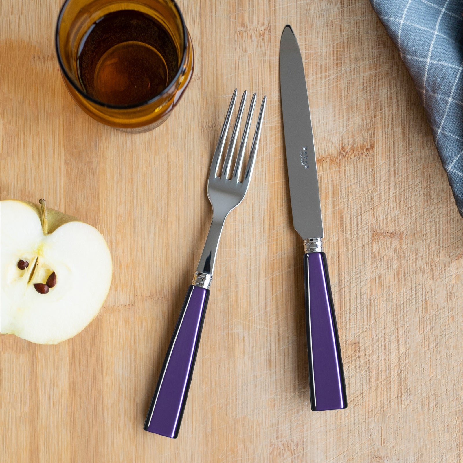 Icône, Purple - 48 pieces cutlery set