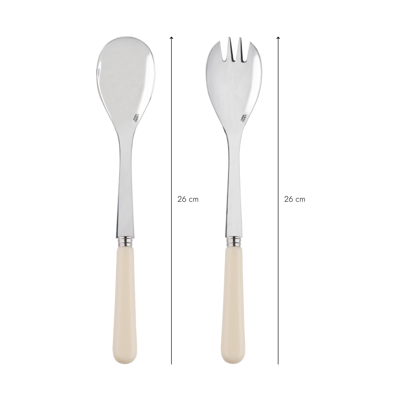 Pop unis, Ivory - Salad cutlery set