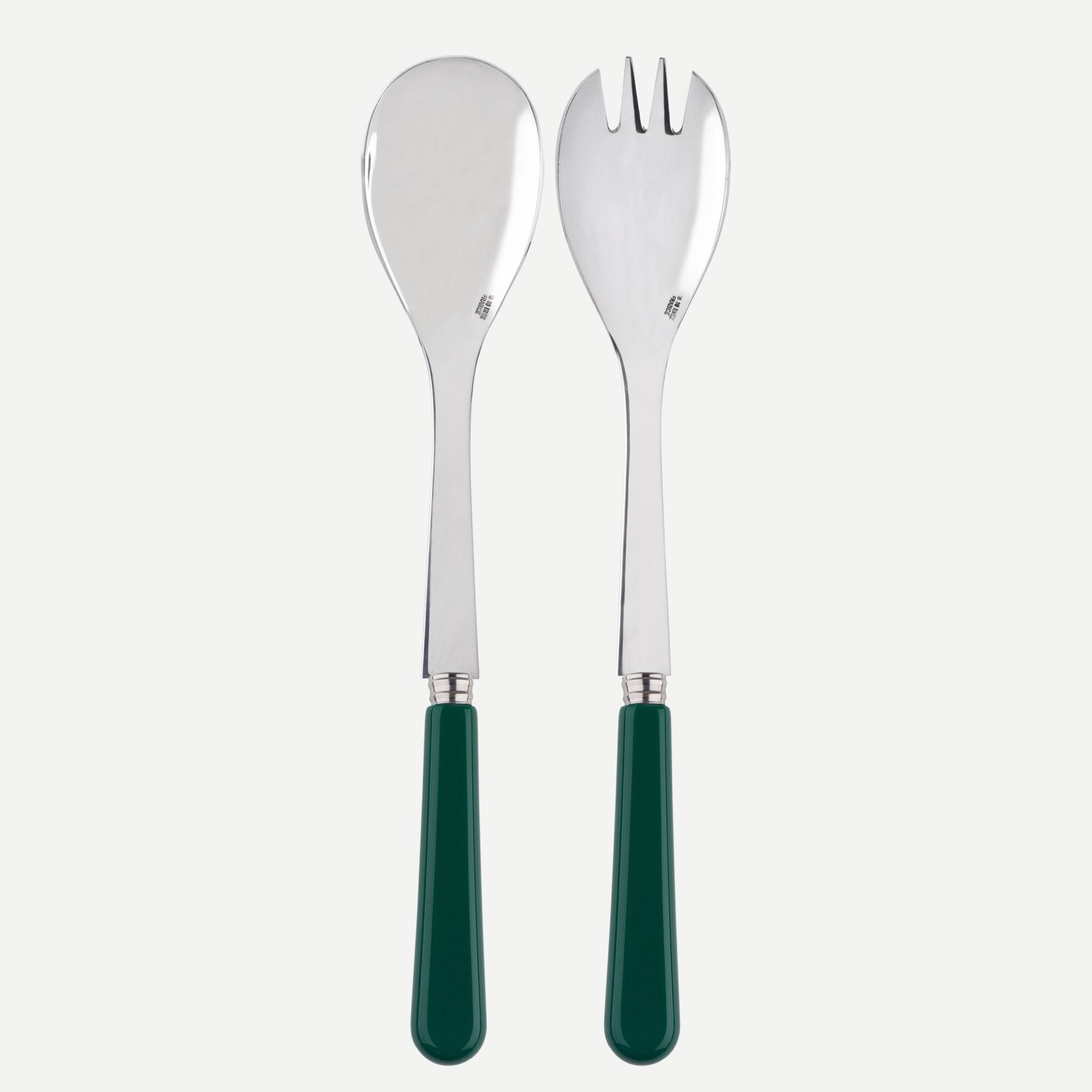 Pop unis, Green - Salad cutlery set