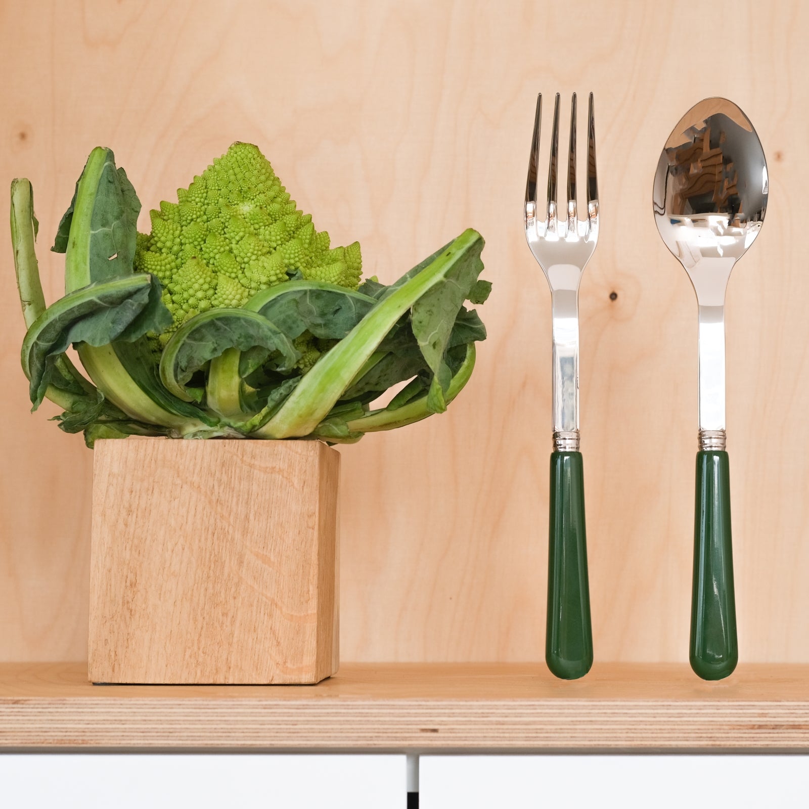 Pop unis, Green - Serving set