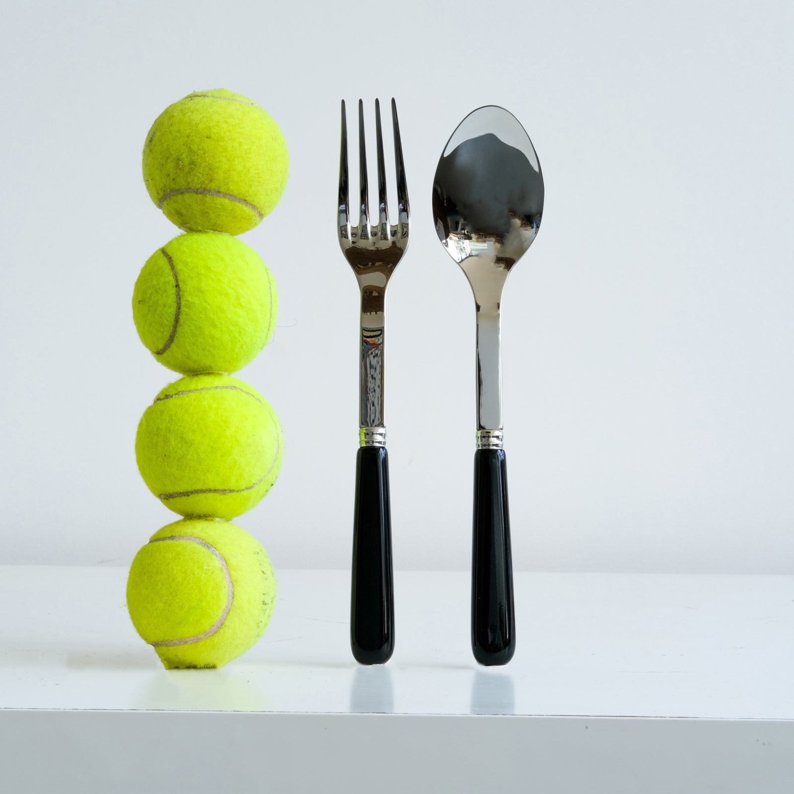 Pop unis, Noir - Service de table