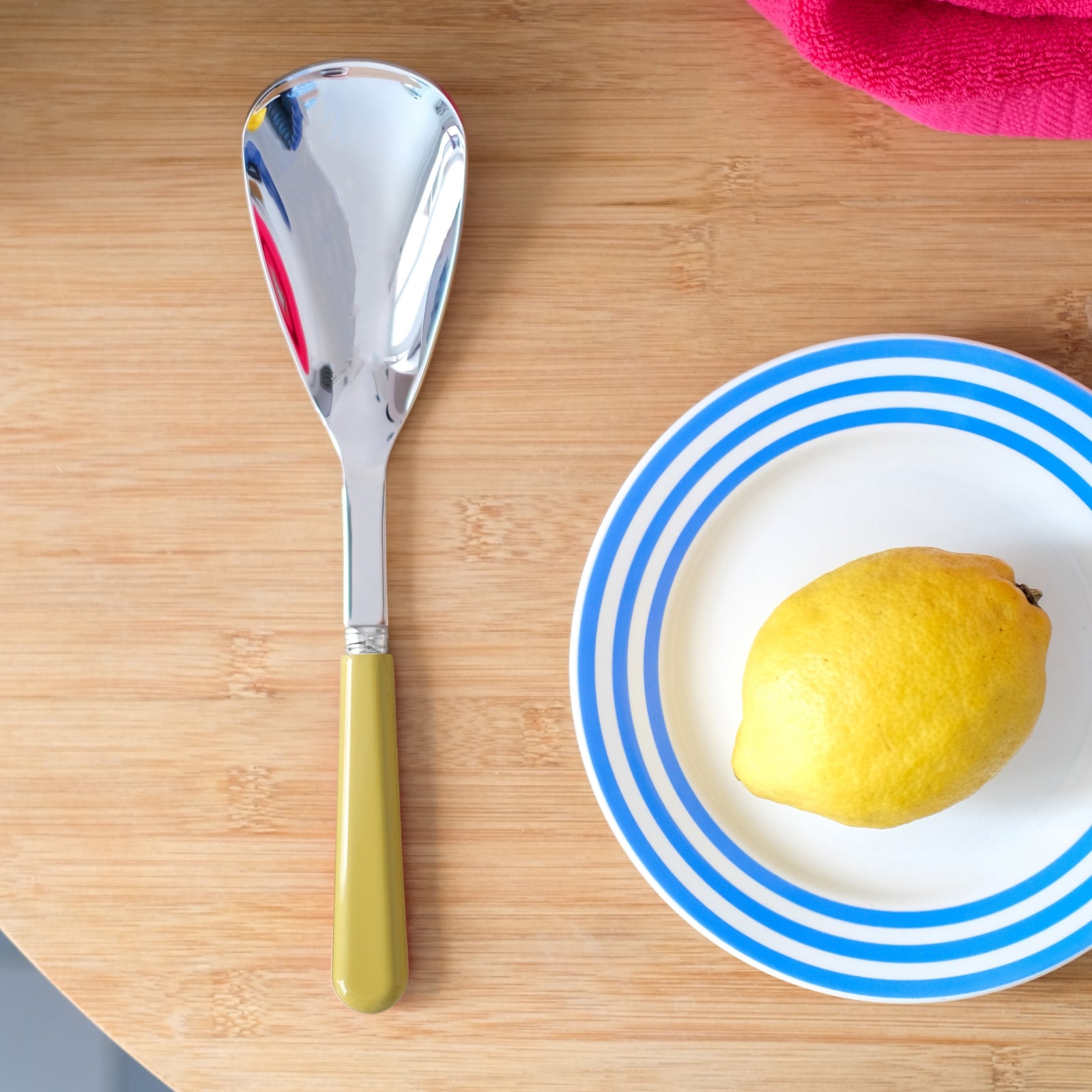 Pop unis, Yellow corn - Rice spoon