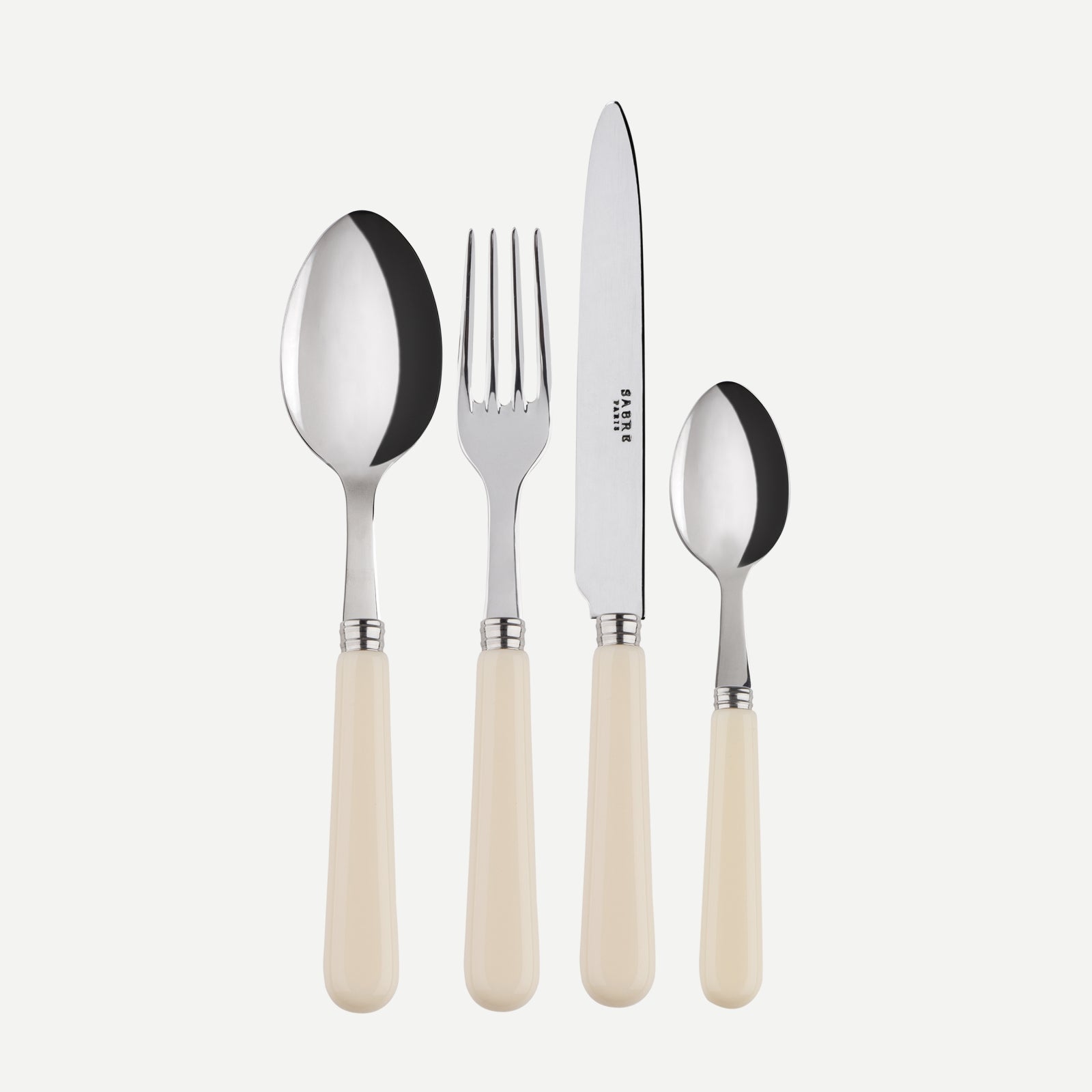 Pop unis, Ivory - 24 pieces cutlery set