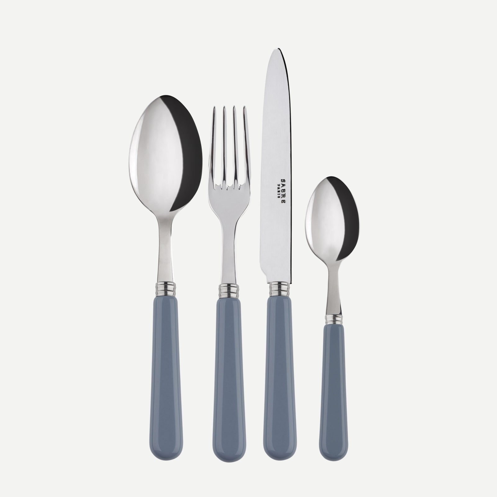 Pop unis, Grey - 24 pieces cutlery set