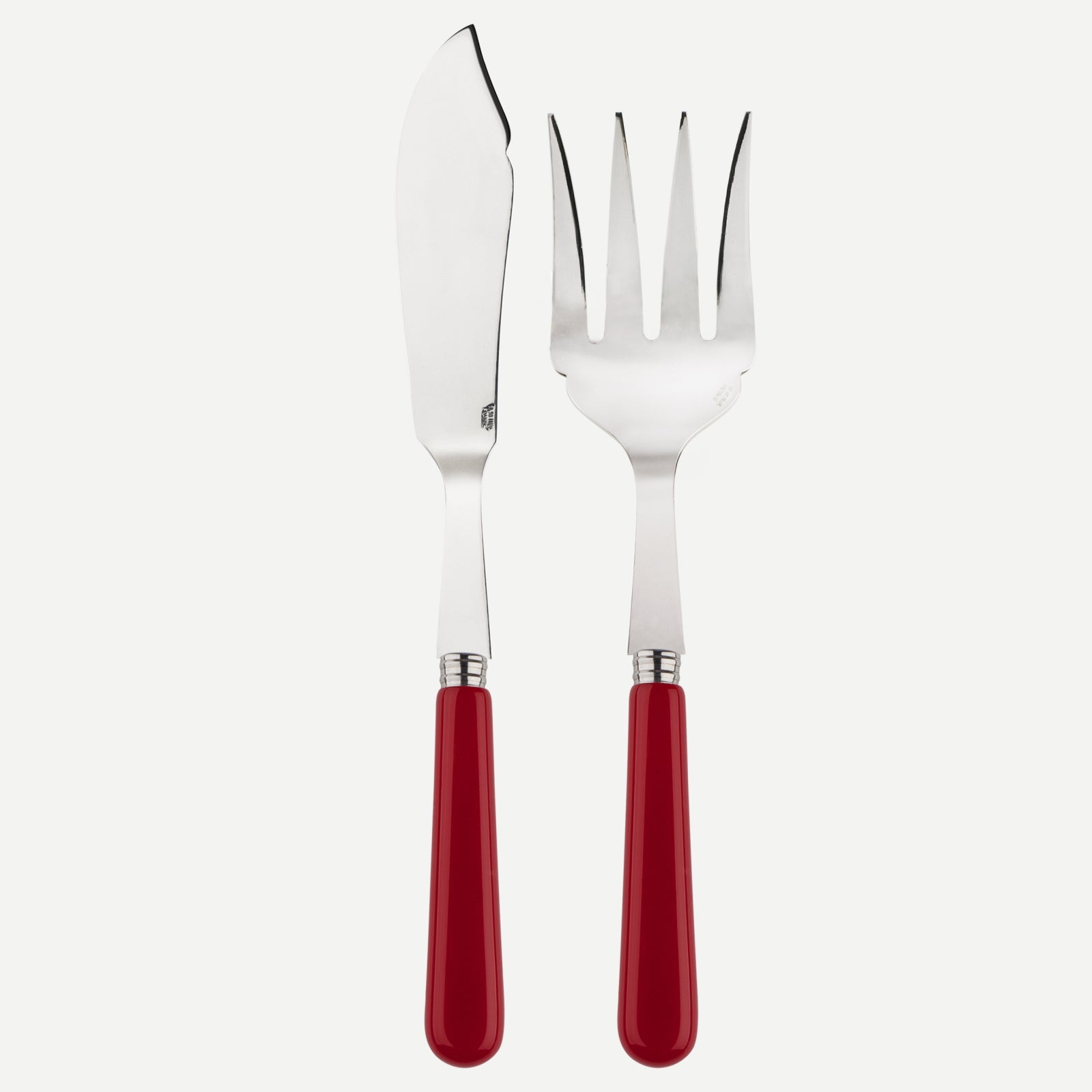 Pop unis, Burgundy - Fish serving set