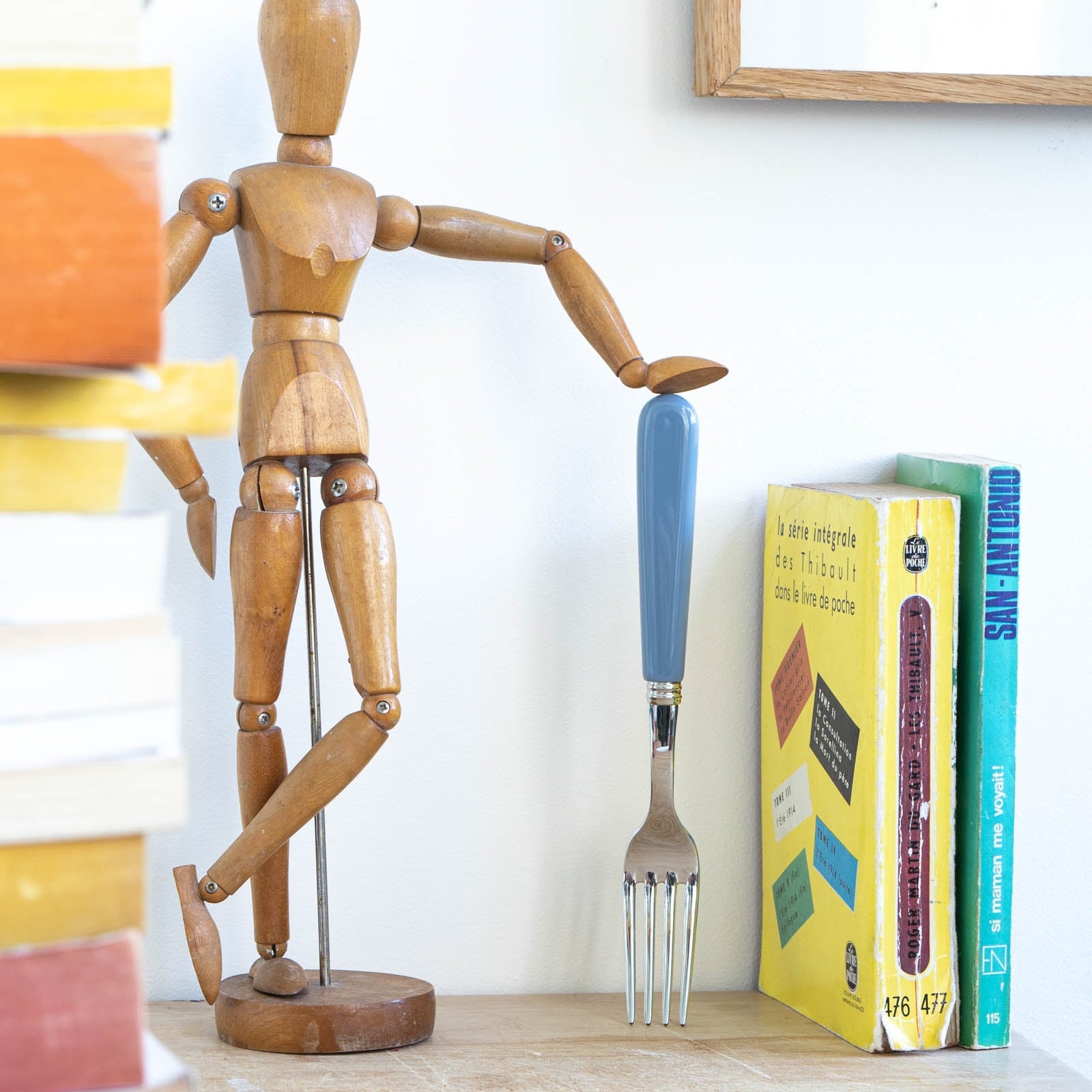 Pop unis, Grey - 4 pieces cutlery set