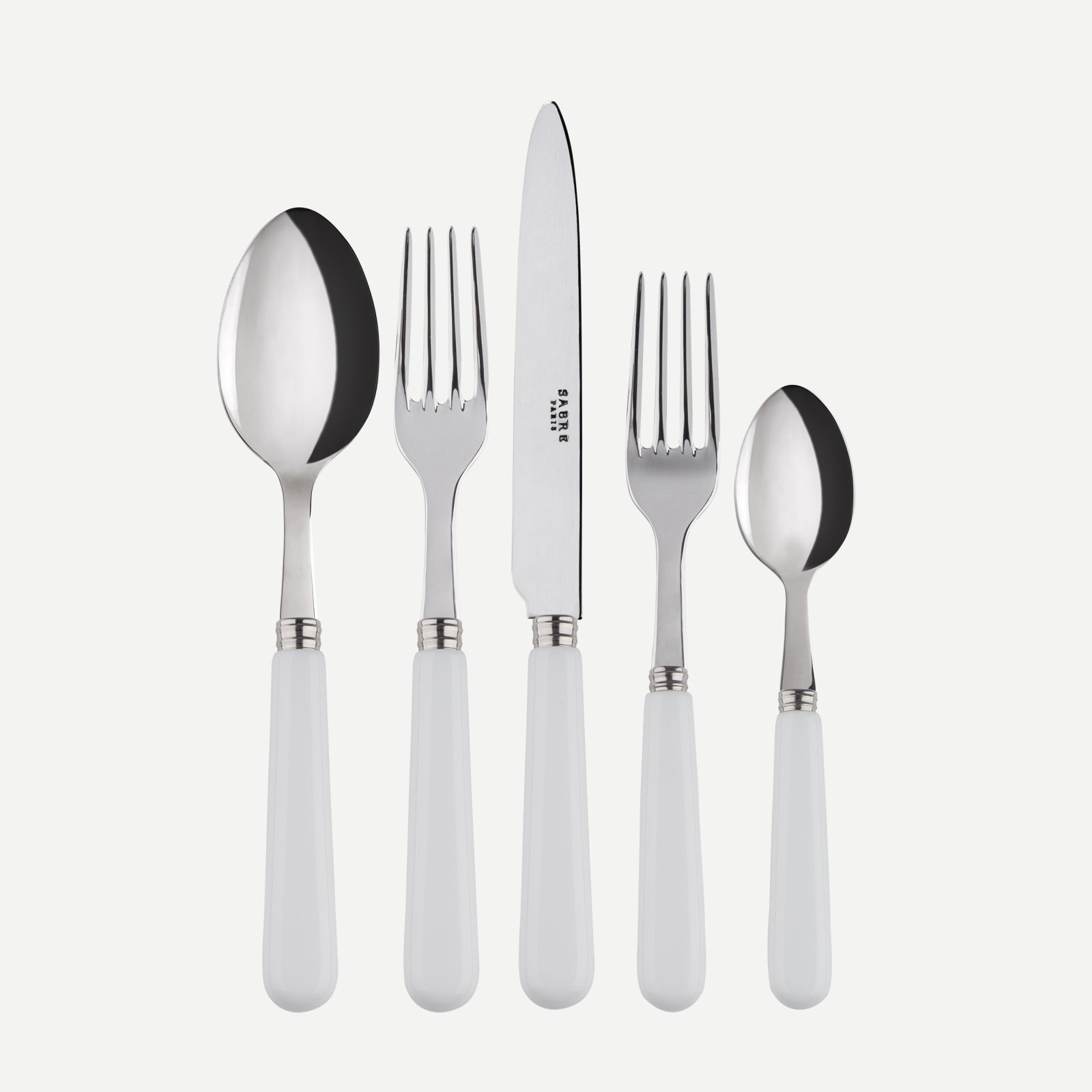 Pop unis, White - 20 pieces cutlery set