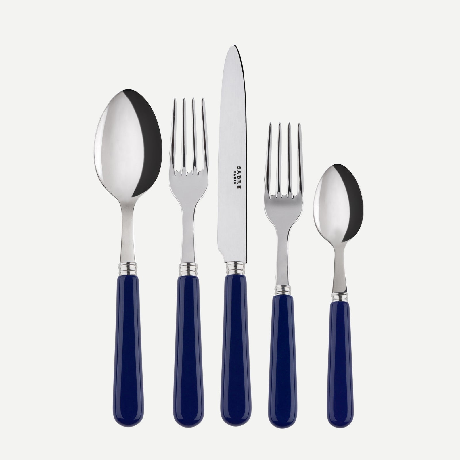 Pop unis, Navy blue - 20 pieces cutlery set