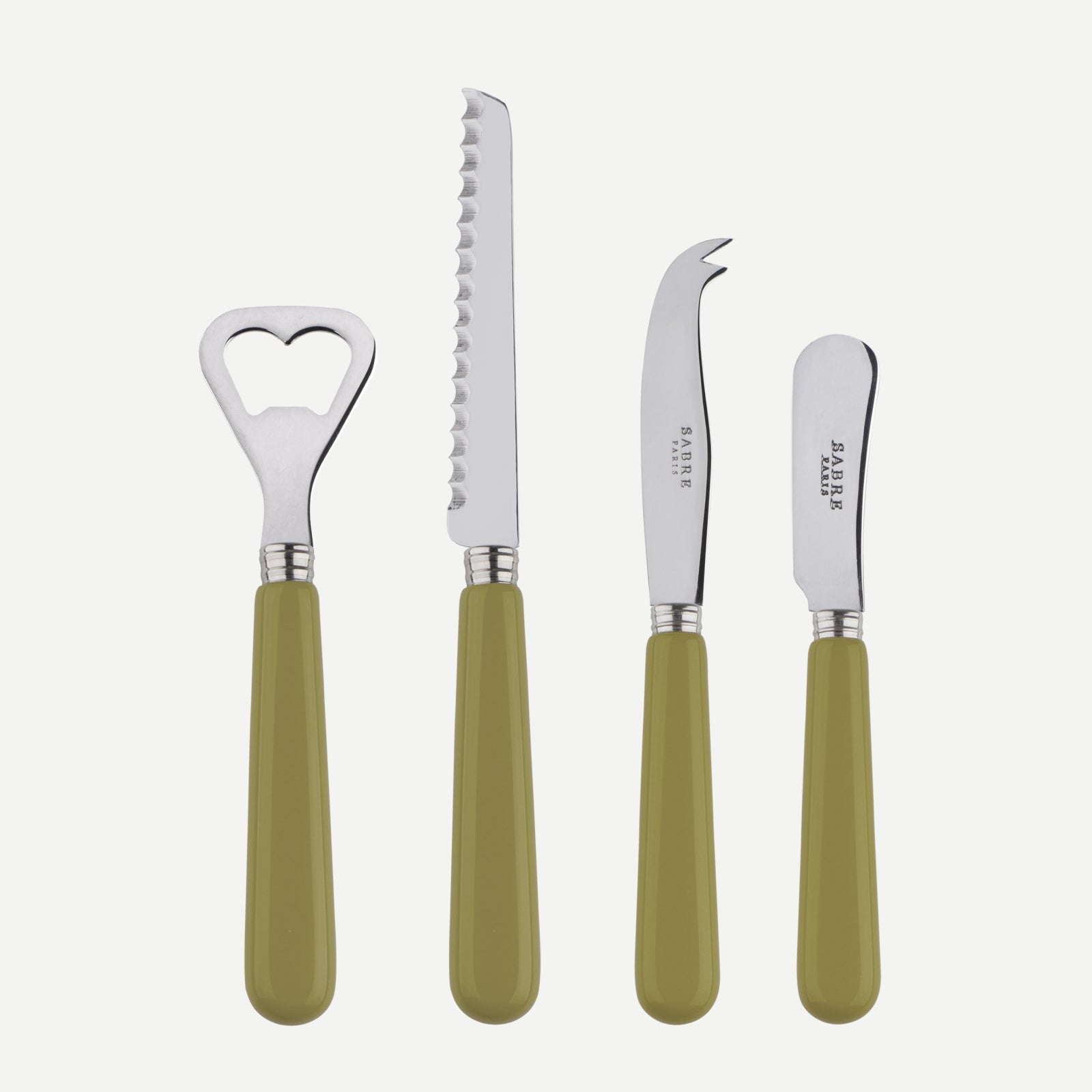 Pop unis, Sage green - Aperitif set