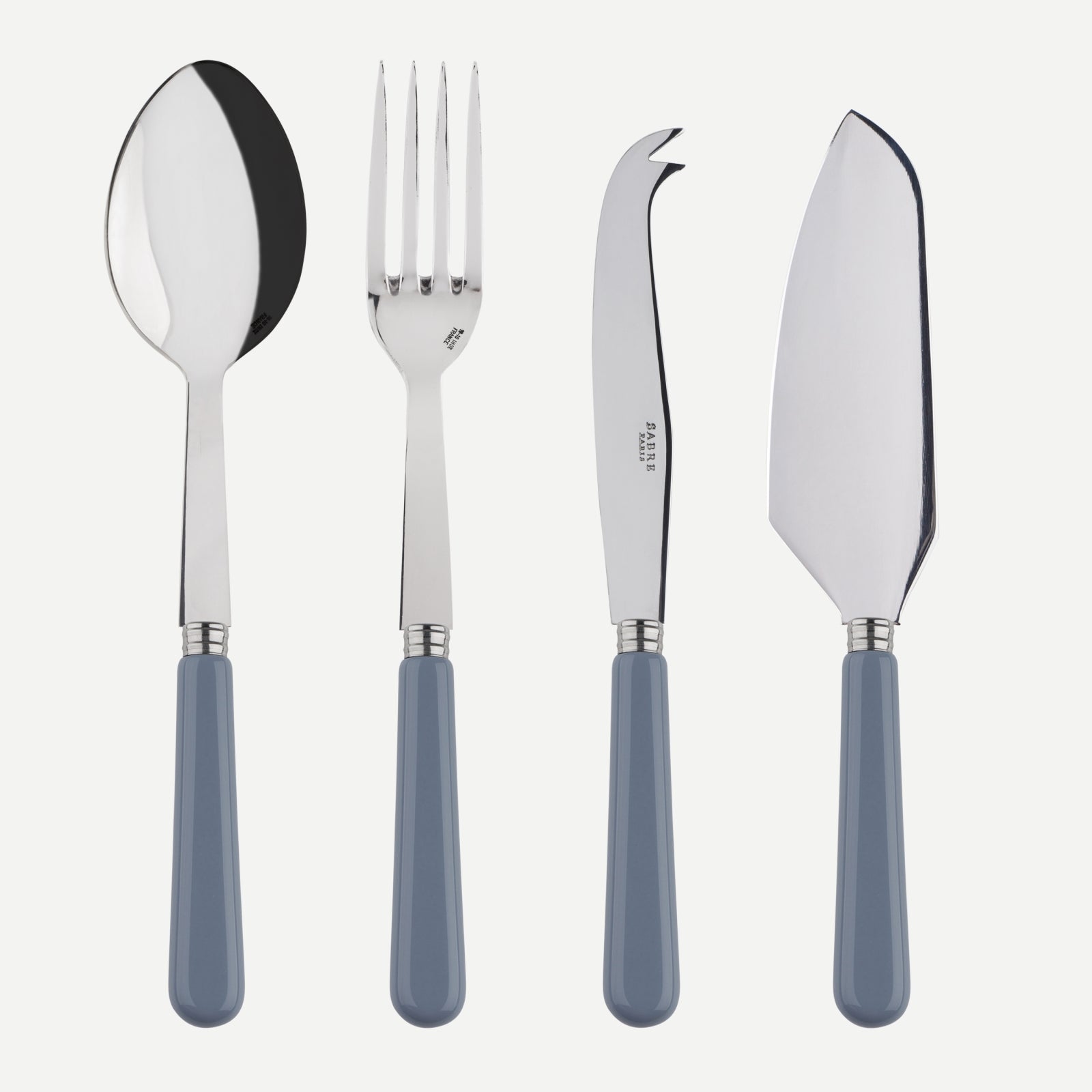 Pop unis, Grey - Set of 4 must-have serving pieces